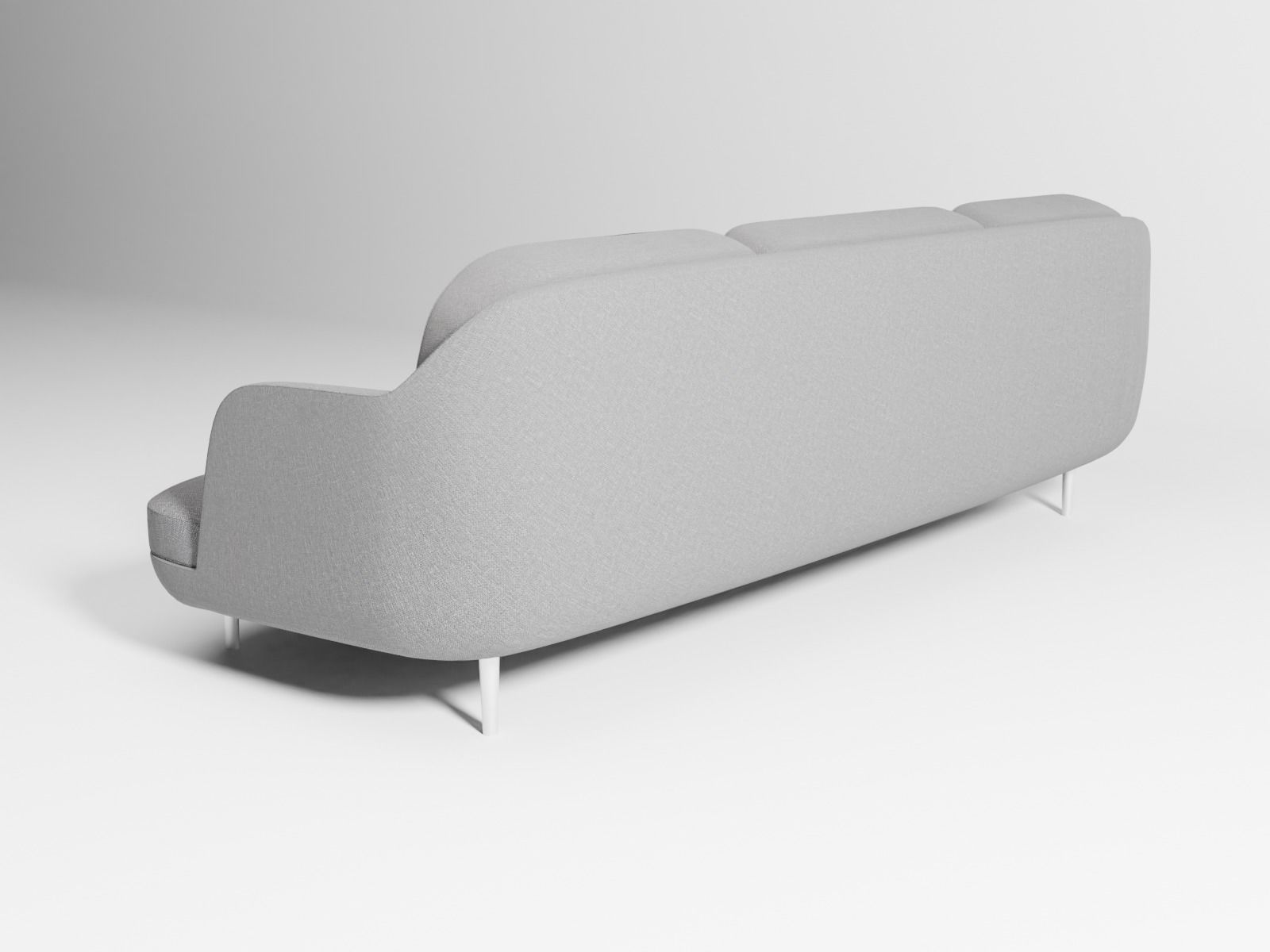 Lune sofa 3-seater with chaise longue 3D model_5