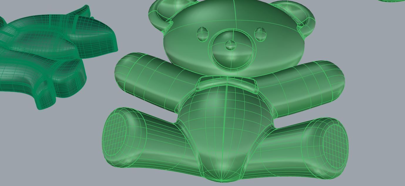 animals simplistic 3D print model_10