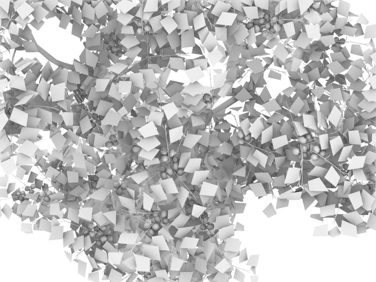 TREE PACK Low-poly 3D model_6