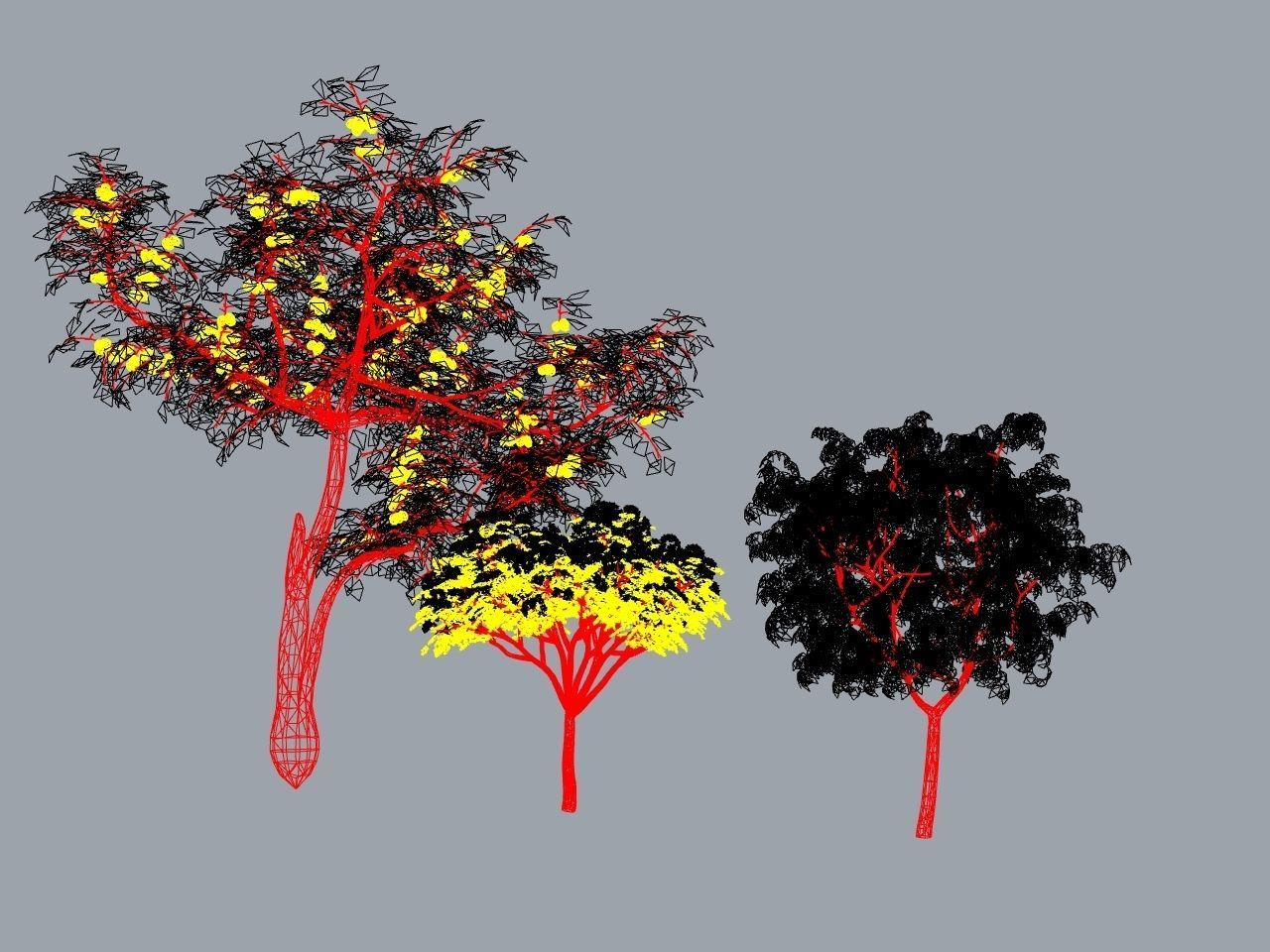 TREE PACK Low-poly 3D model_12