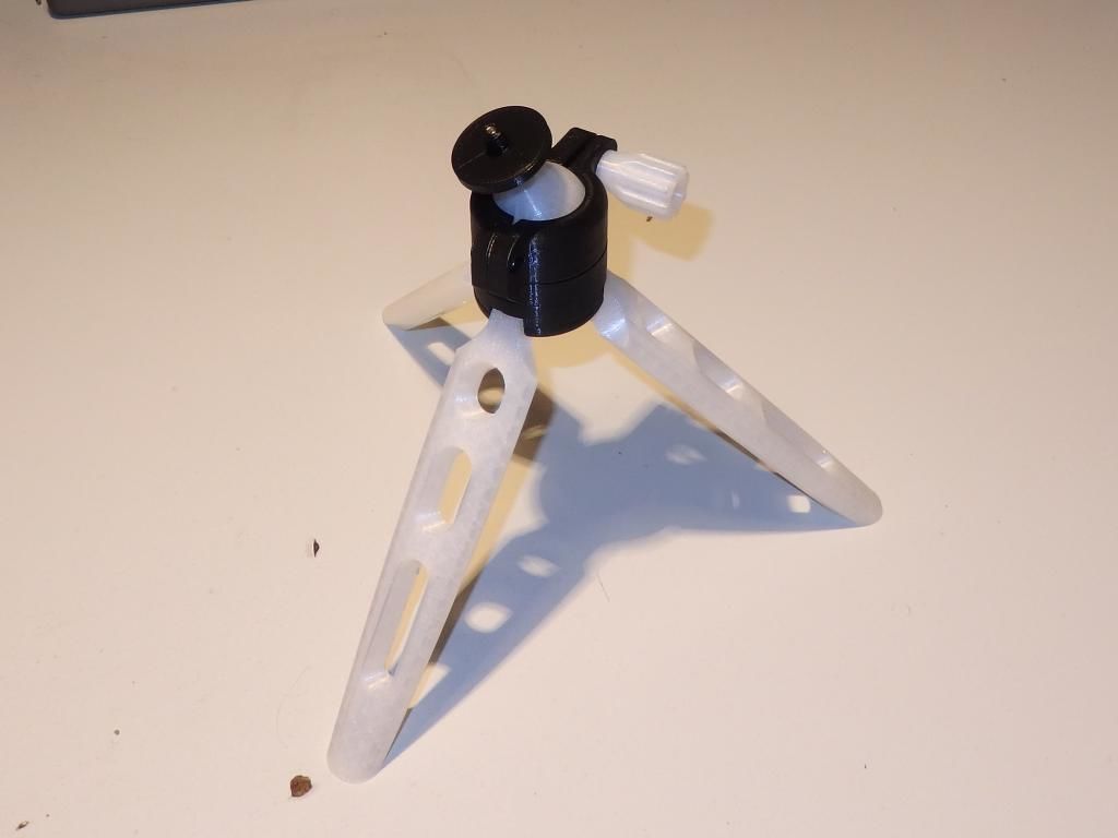 Camera tripod with ball joint and strong screw 3D print model_3