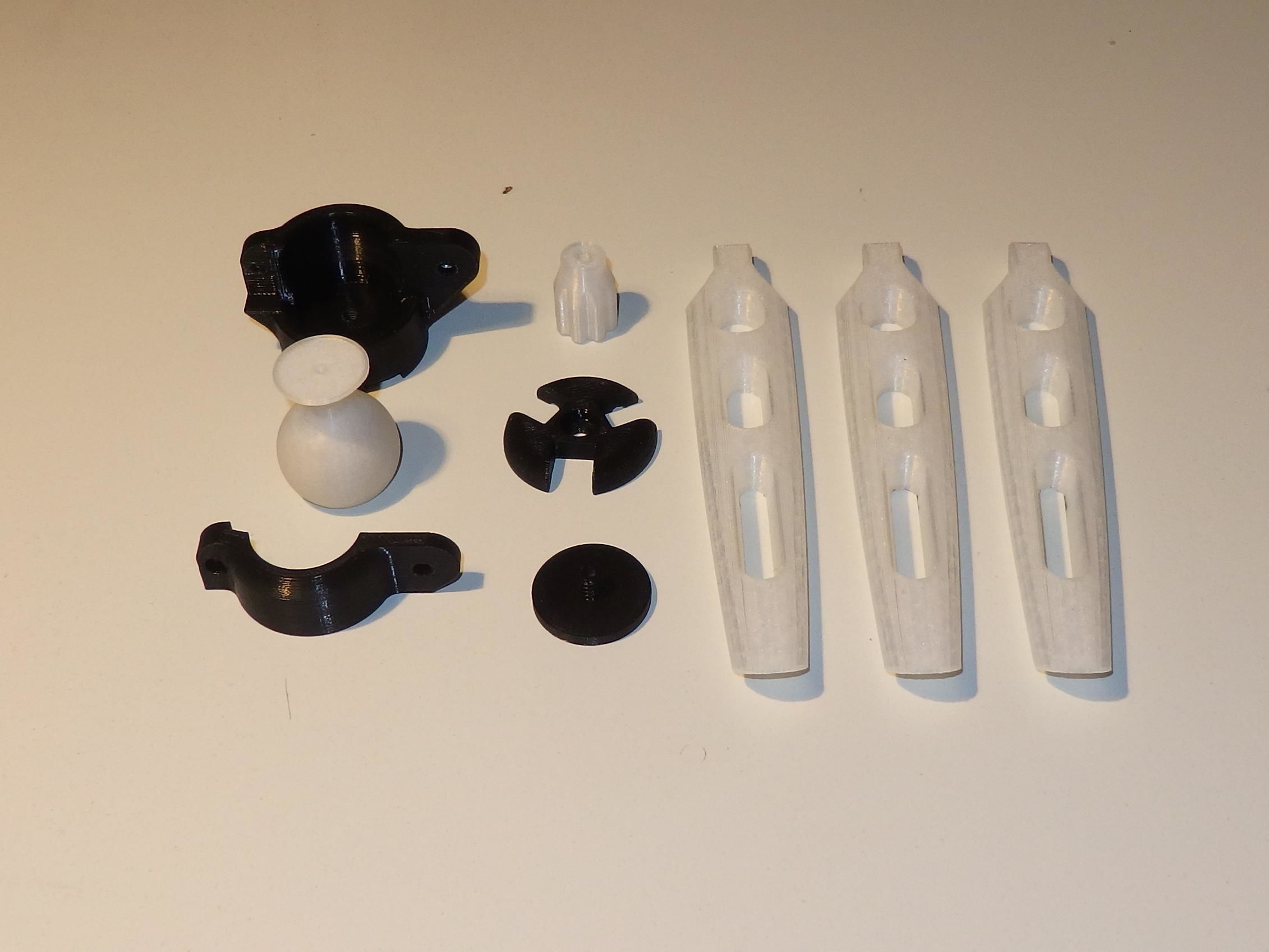 Camera tripod with ball joint and strong screw 3D print model_5