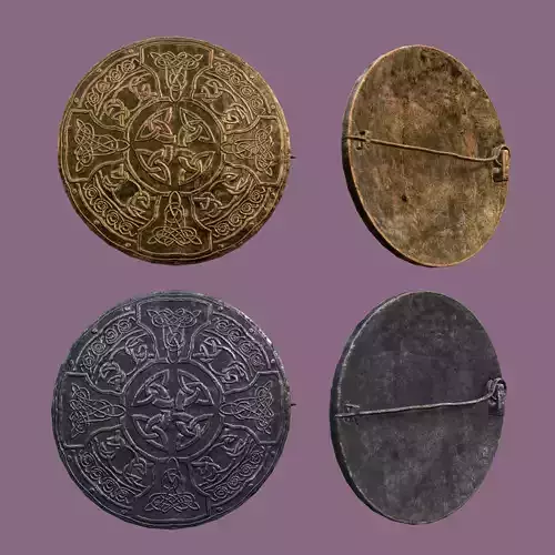 Medieval Pin Design One 3D model