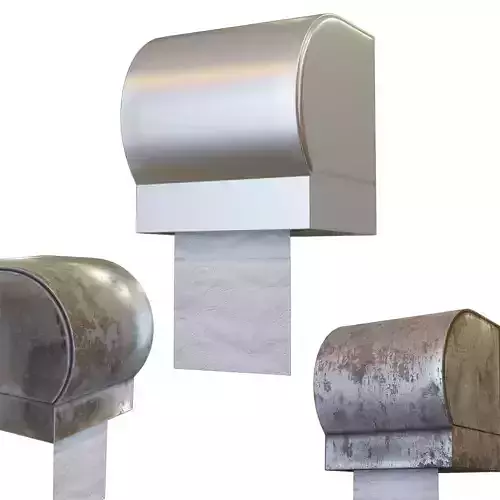 Modern Toilet Paper Holder PBR Rusty and Old Subdivision