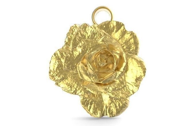 Rose pendant 1 3D print model