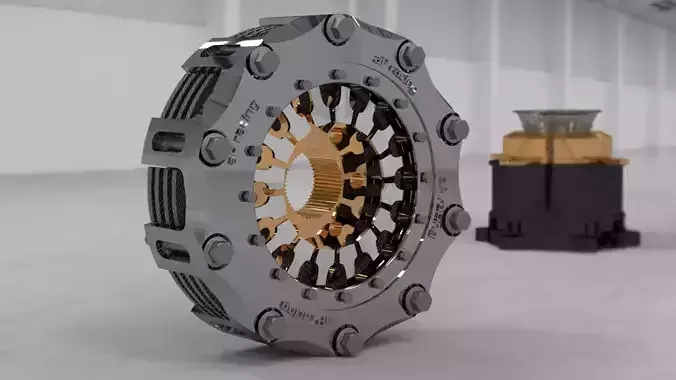 Formula 1 Clutch system aP racin 3D model