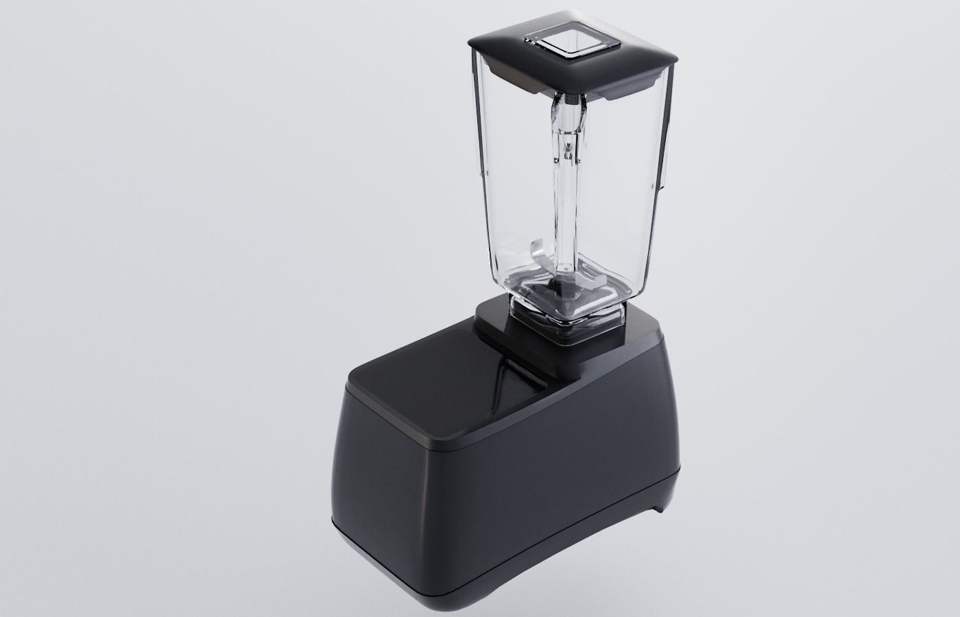 Kitchen Blender Blendtec Low-poly 3D model_9