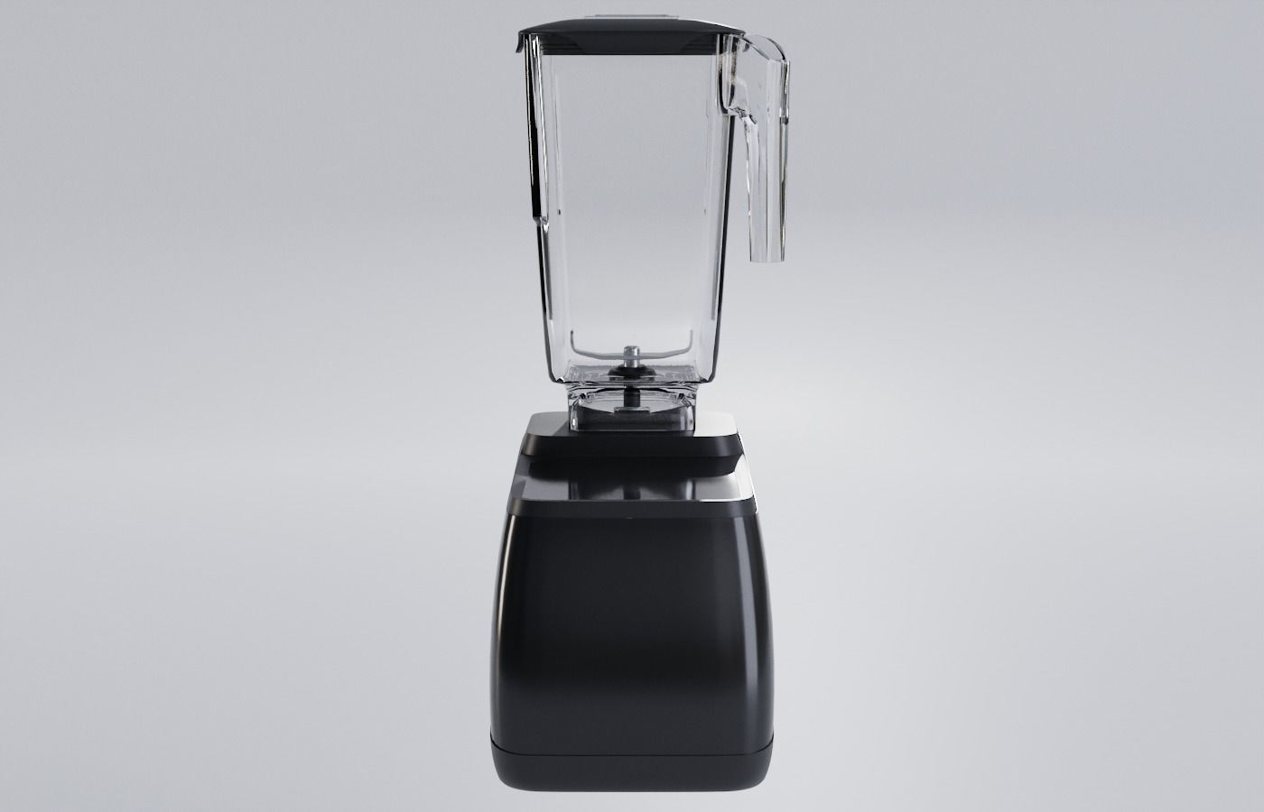 Kitchen Blender Blendtec Low-poly 3D model_2
