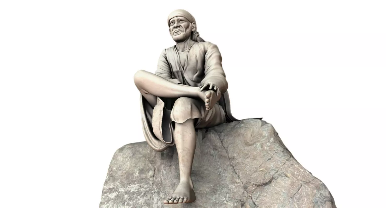 shirdi sai baba god 3d model 3D model