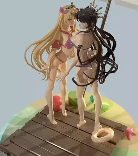 Ishtar And Ereshkigal Beach Day