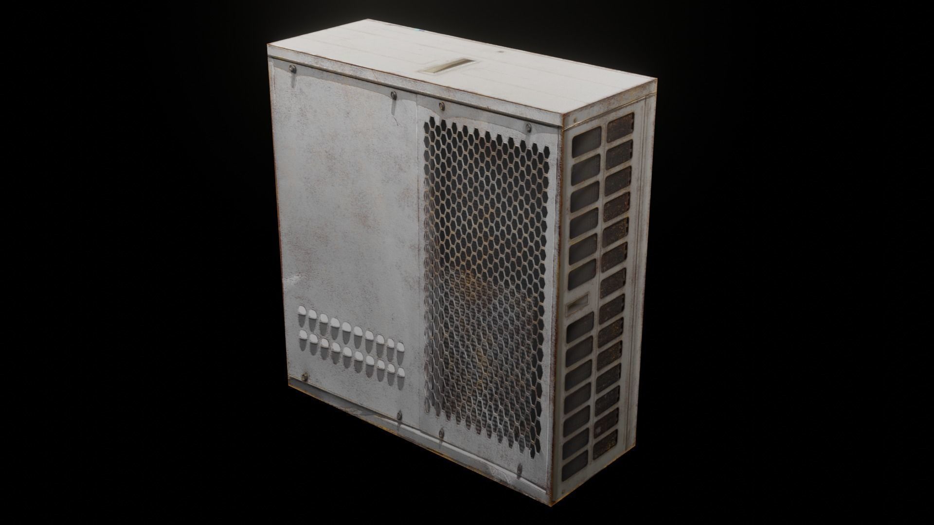 Air Conditioner Low-poly 3D model_17