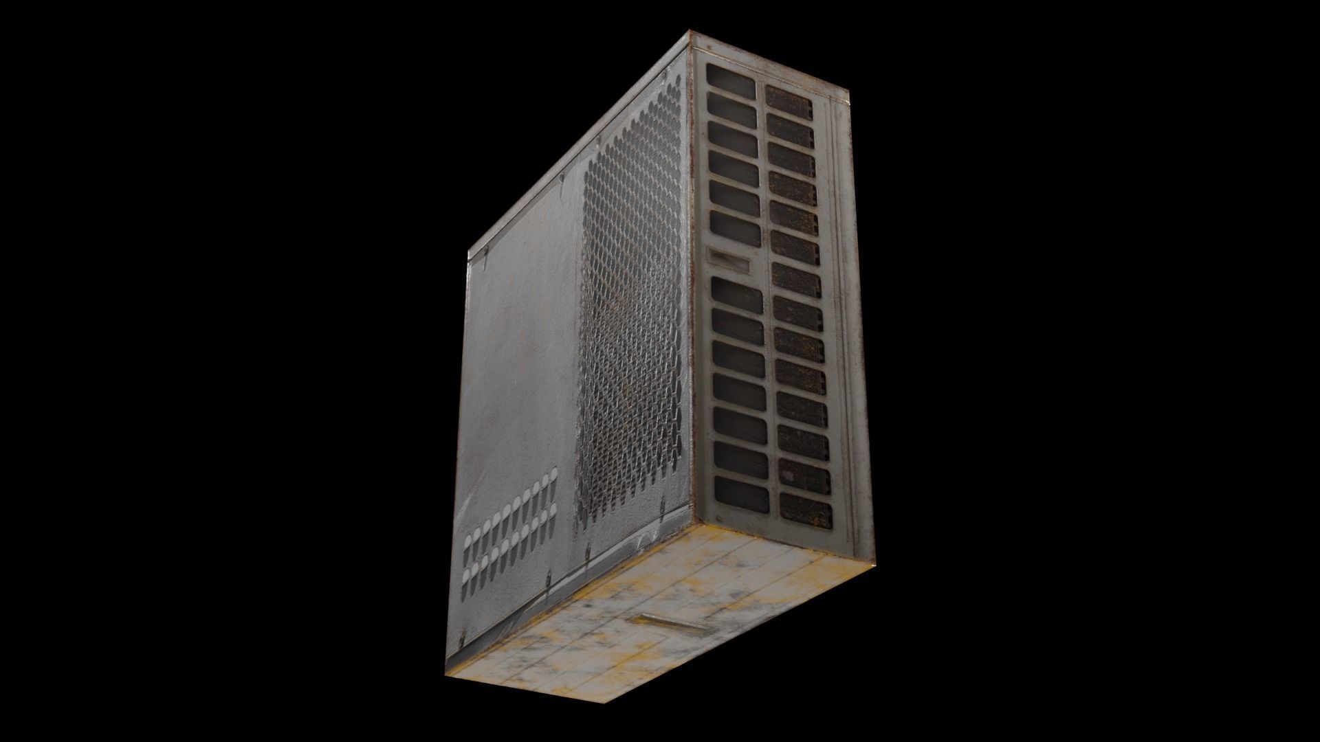 Air Conditioner Low-poly 3D model_8