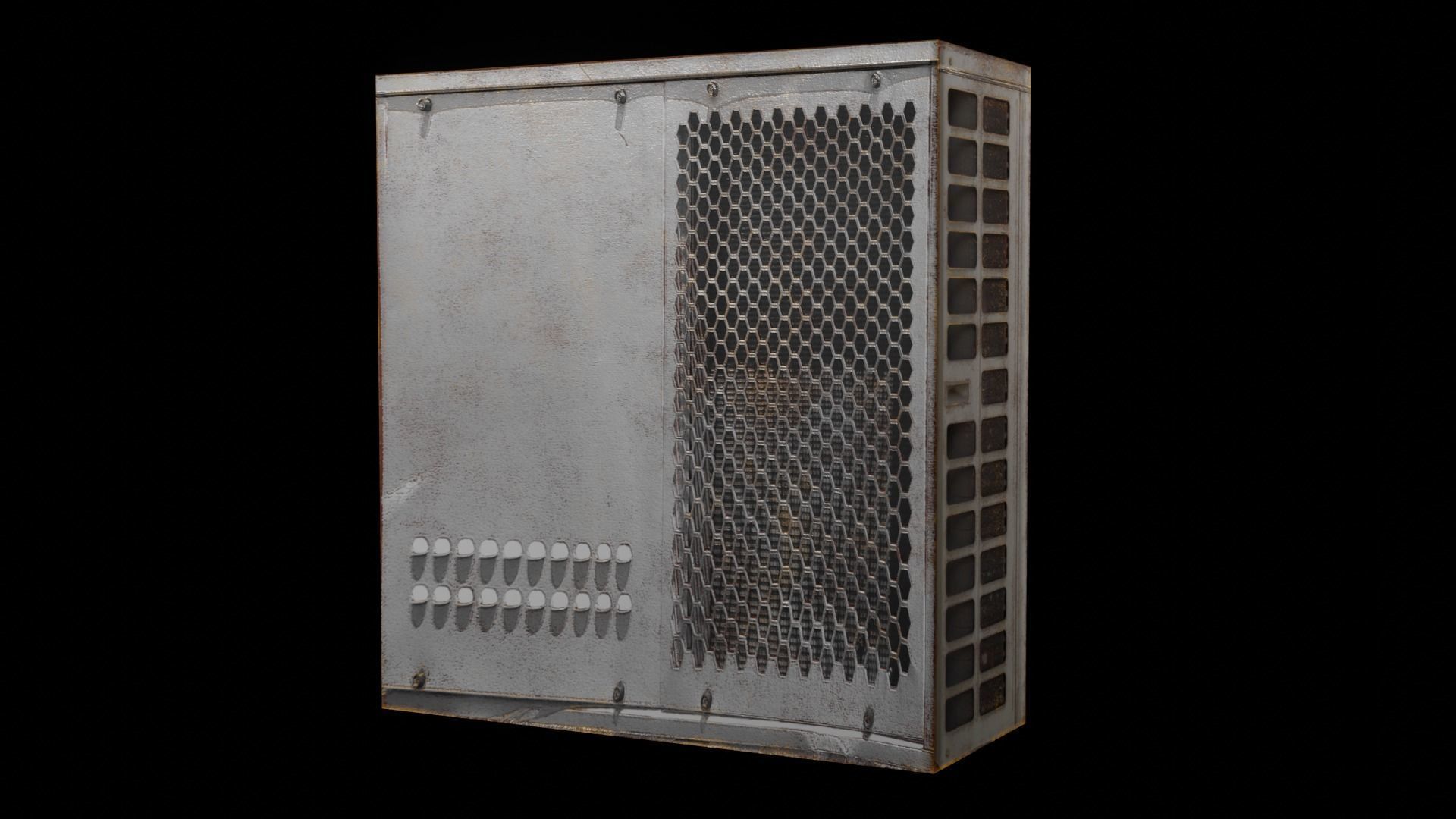 Air Conditioner Low-poly 3D model_19