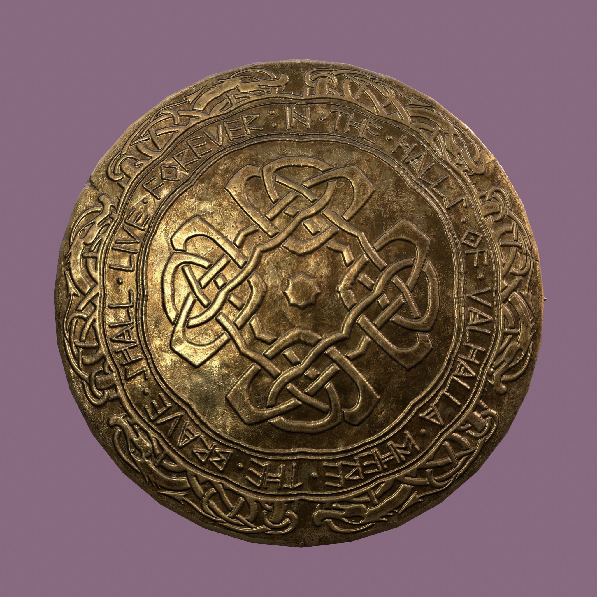 Medieval Pin Design Two  3D model_10