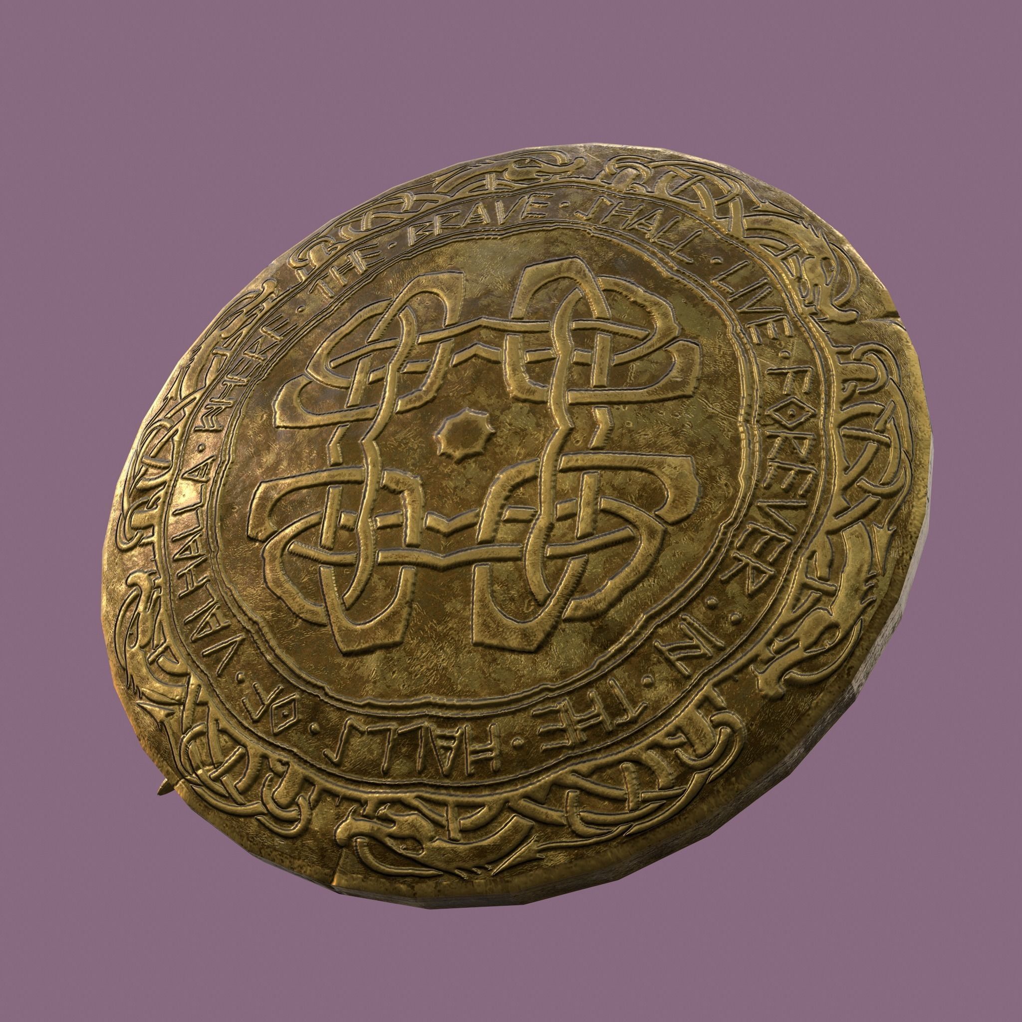 Medieval Pin Design Two  3D model_5