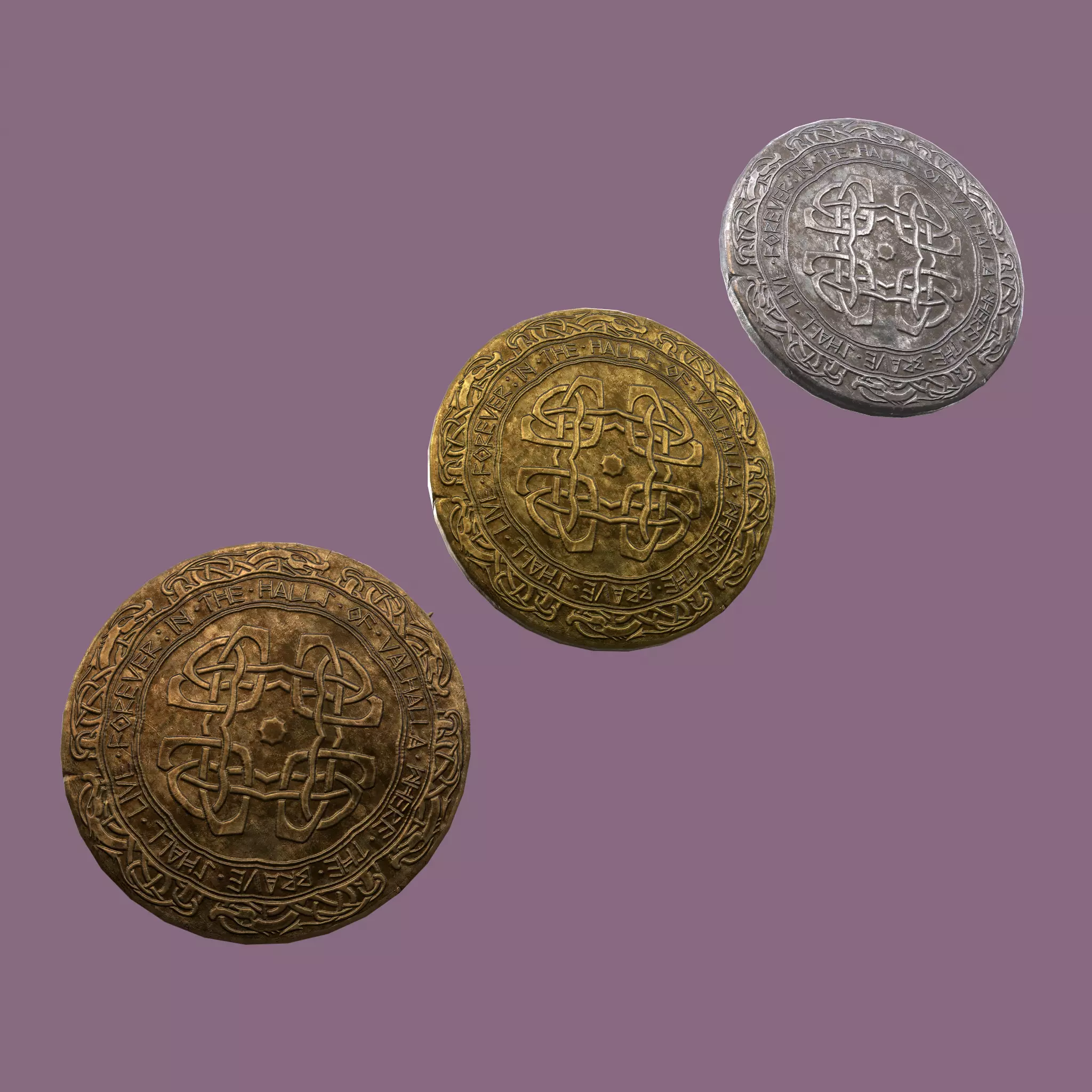 Medieval Pin Design Two  3D model_0