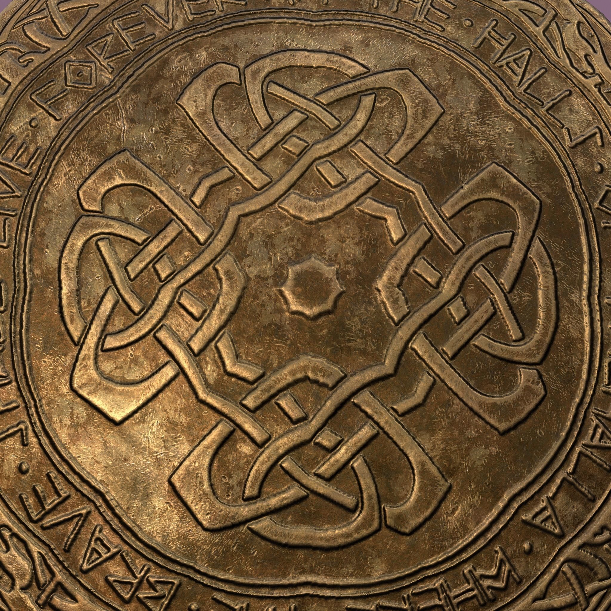 Medieval Pin Design Two  3D model_27