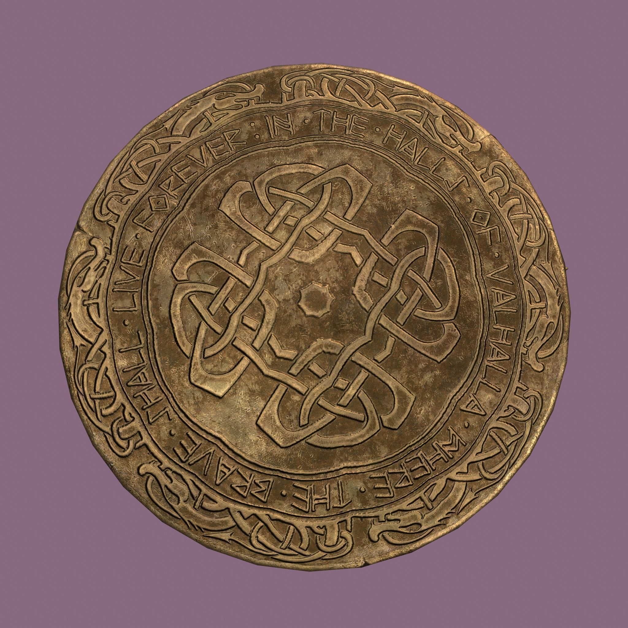 Medieval Pin Design Two  3D model_16