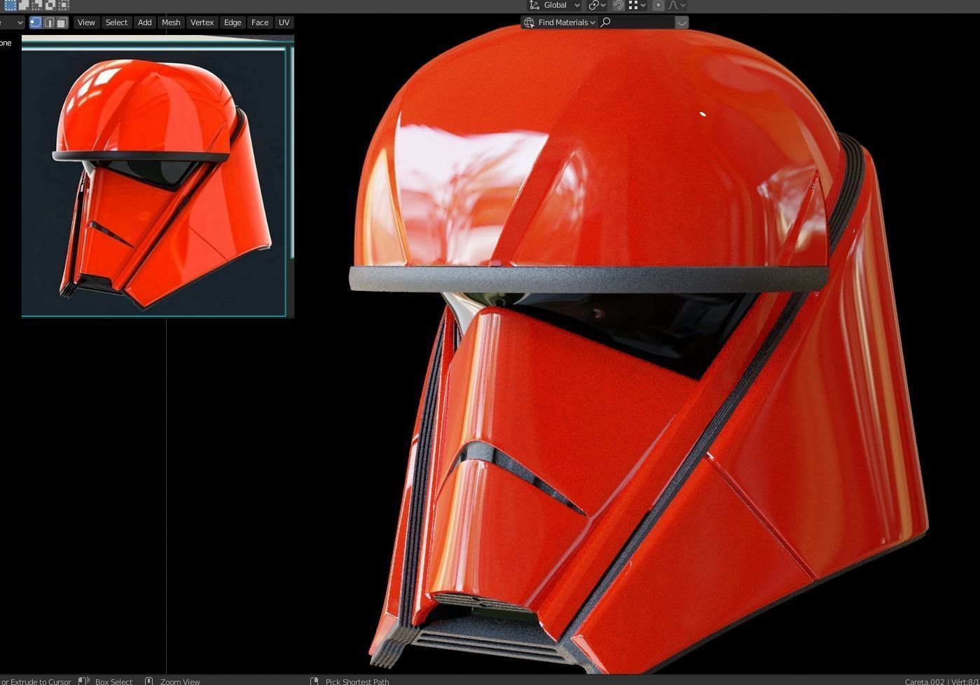 Stars Wars Protector Helmet 3D print model_6