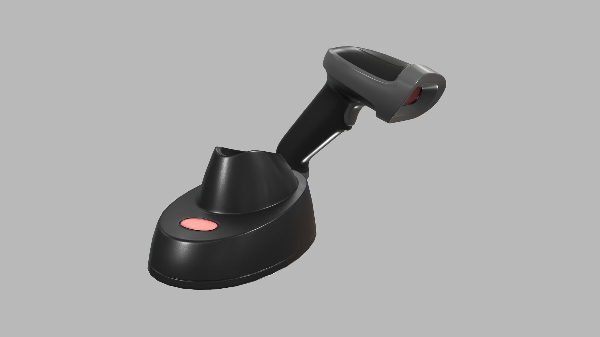 Game Ready Barcode Scanner Low-poly 3D model_13