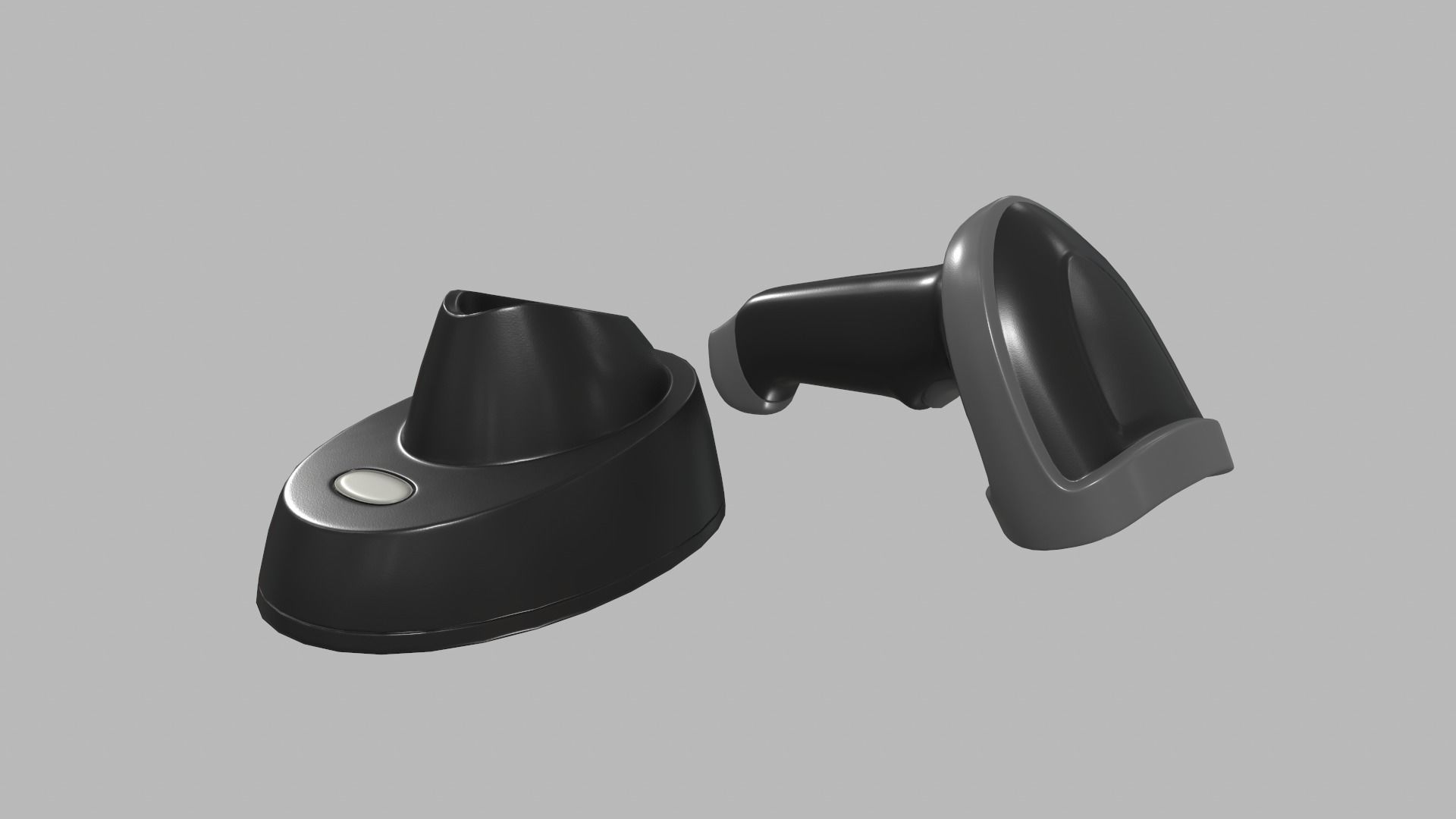 Game Ready Barcode Scanner Low-poly 3D model_10