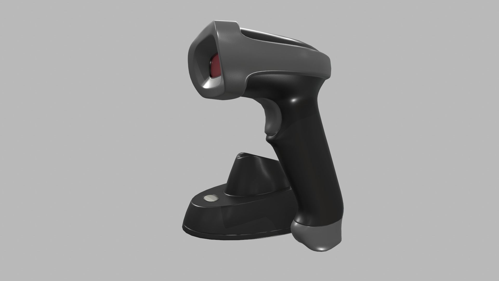 Game Ready Barcode Scanner Low-poly 3D model_4