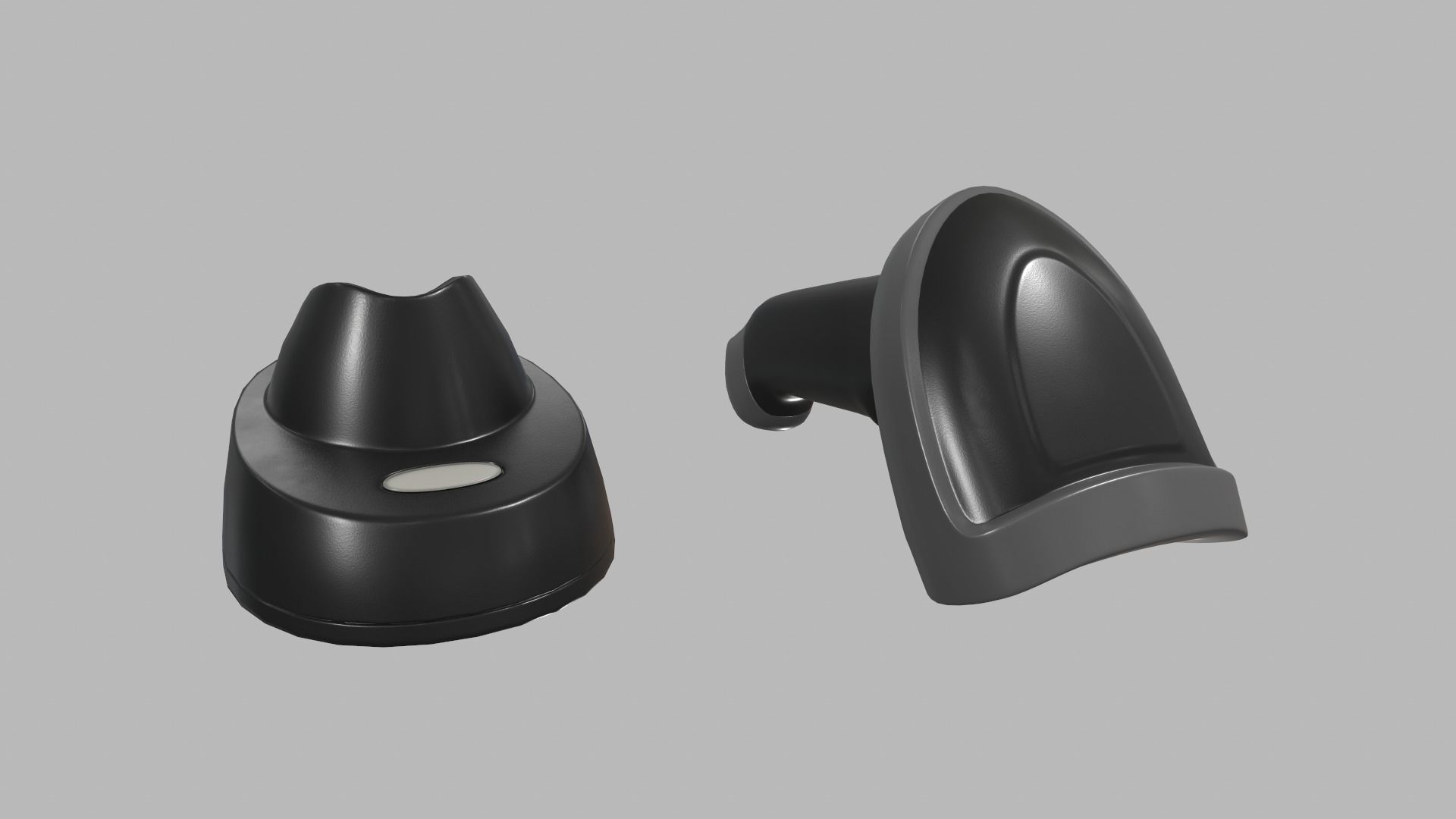 Game Ready Barcode Scanner Low-poly 3D model_9