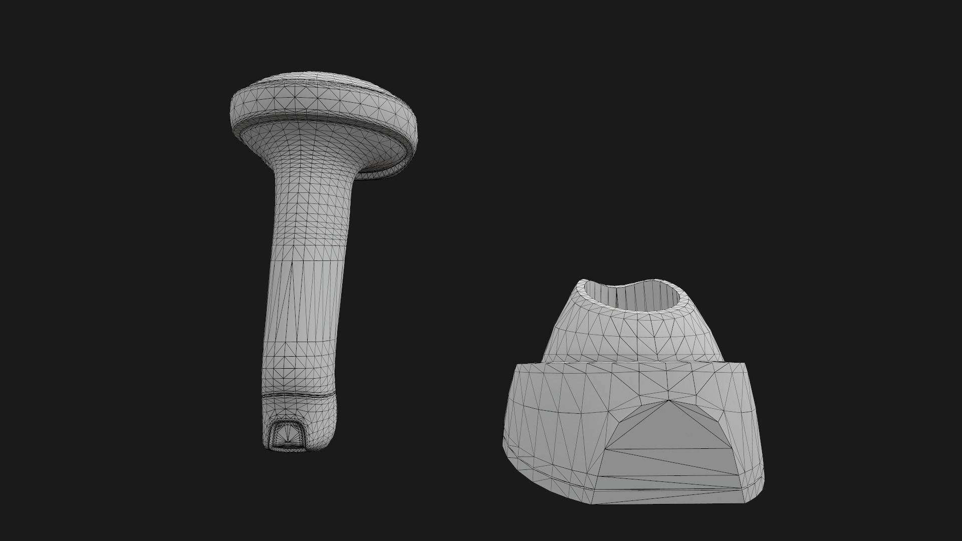 Game Ready Barcode Scanner Low-poly 3D model_17