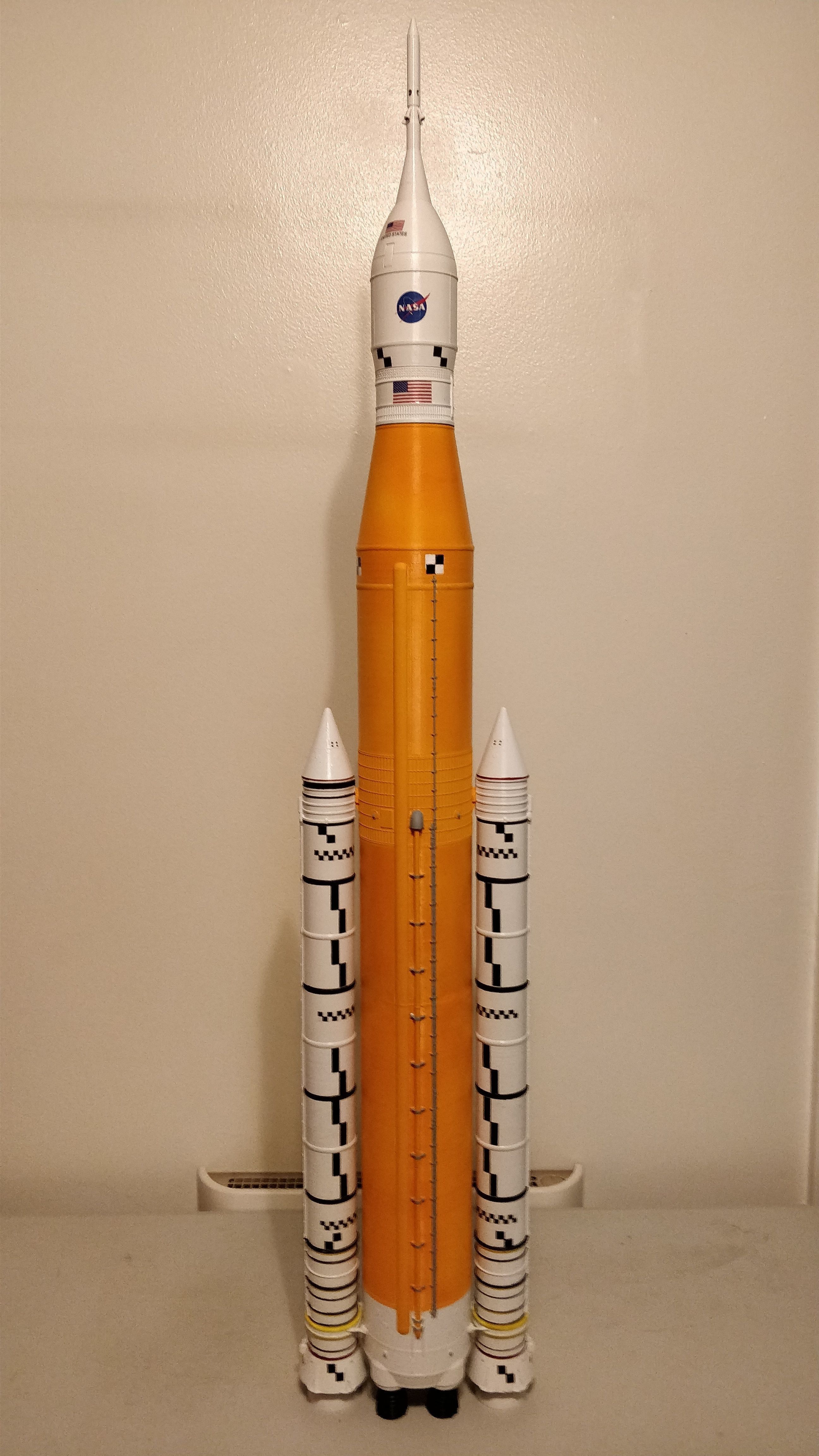 NASA Space Launch System Full Staging and Interior 3D print model_7