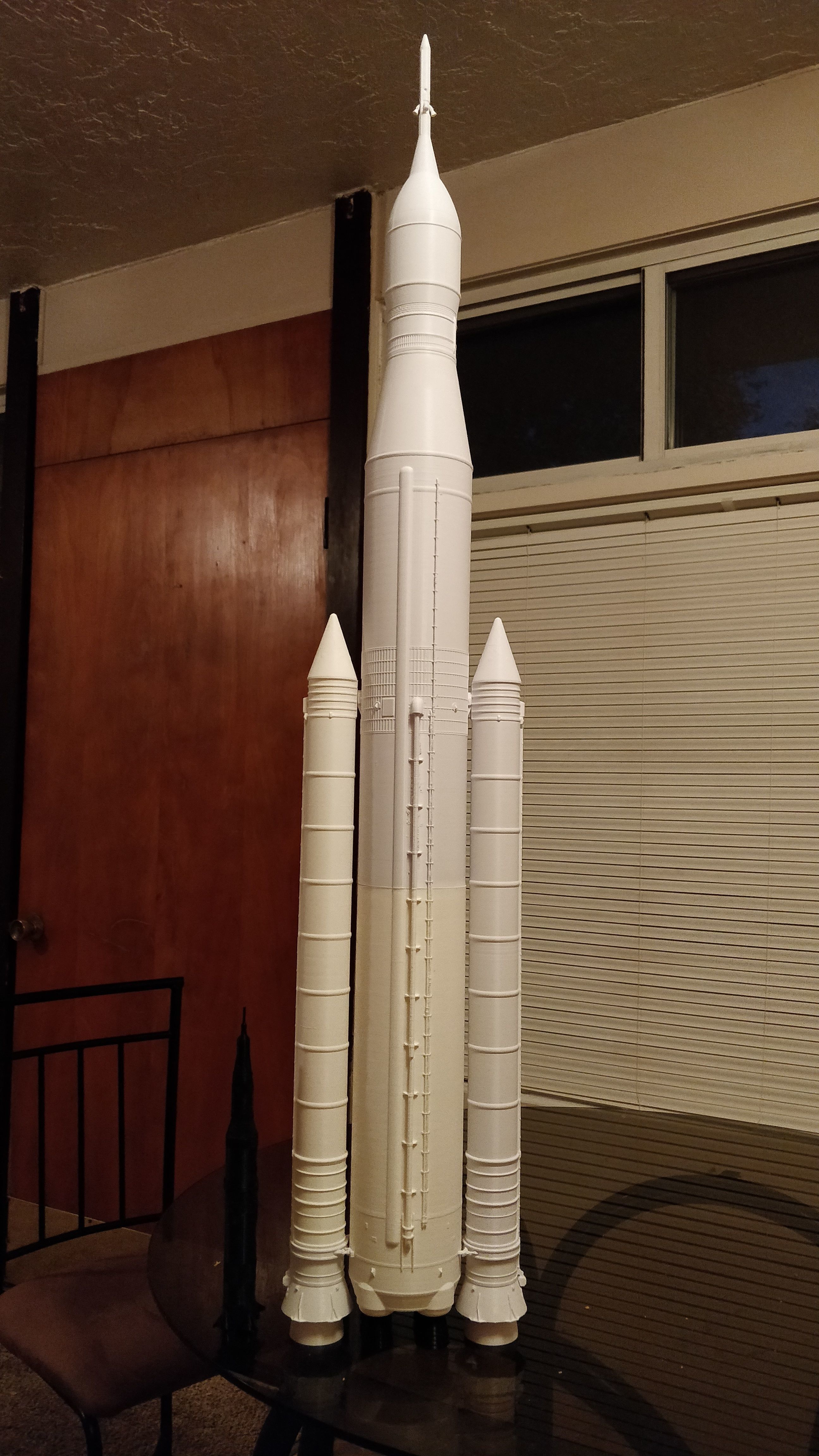 NASA Space Launch System Full Staging and Interior 3D print model_21