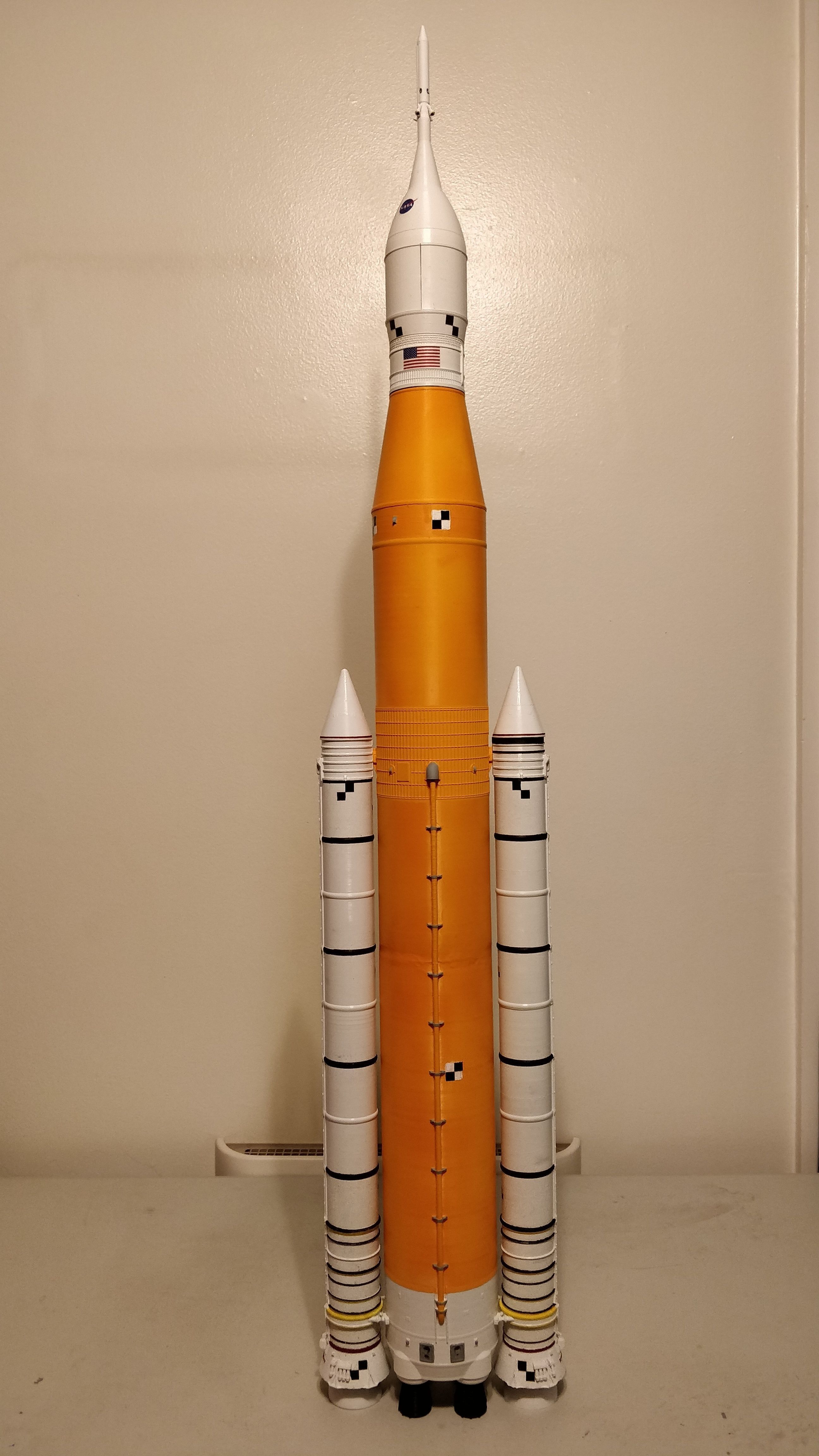 NASA Space Launch System Full Staging and Interior 3D print model_6