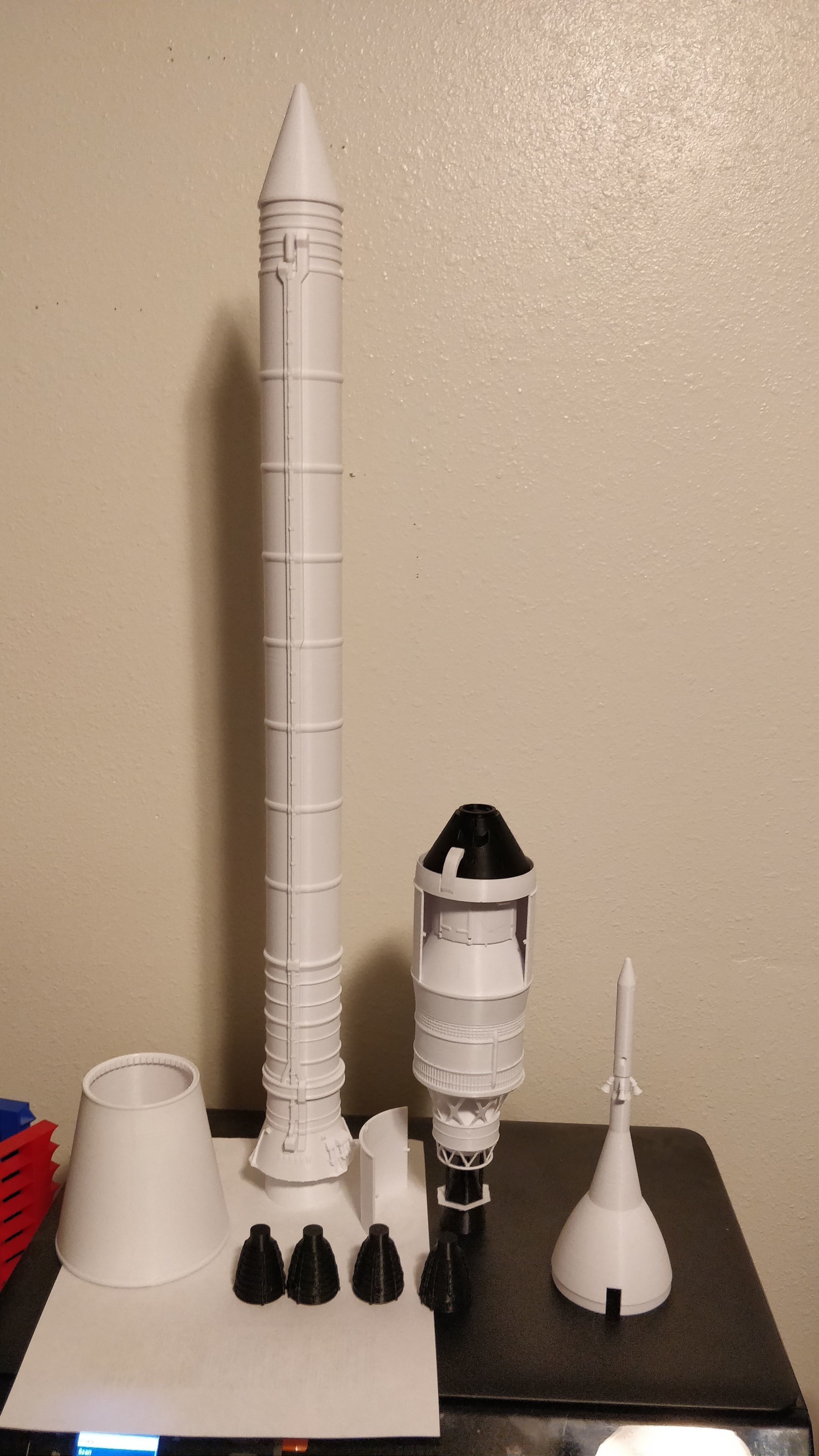 NASA Space Launch System Full Staging and Interior 3D print model_16