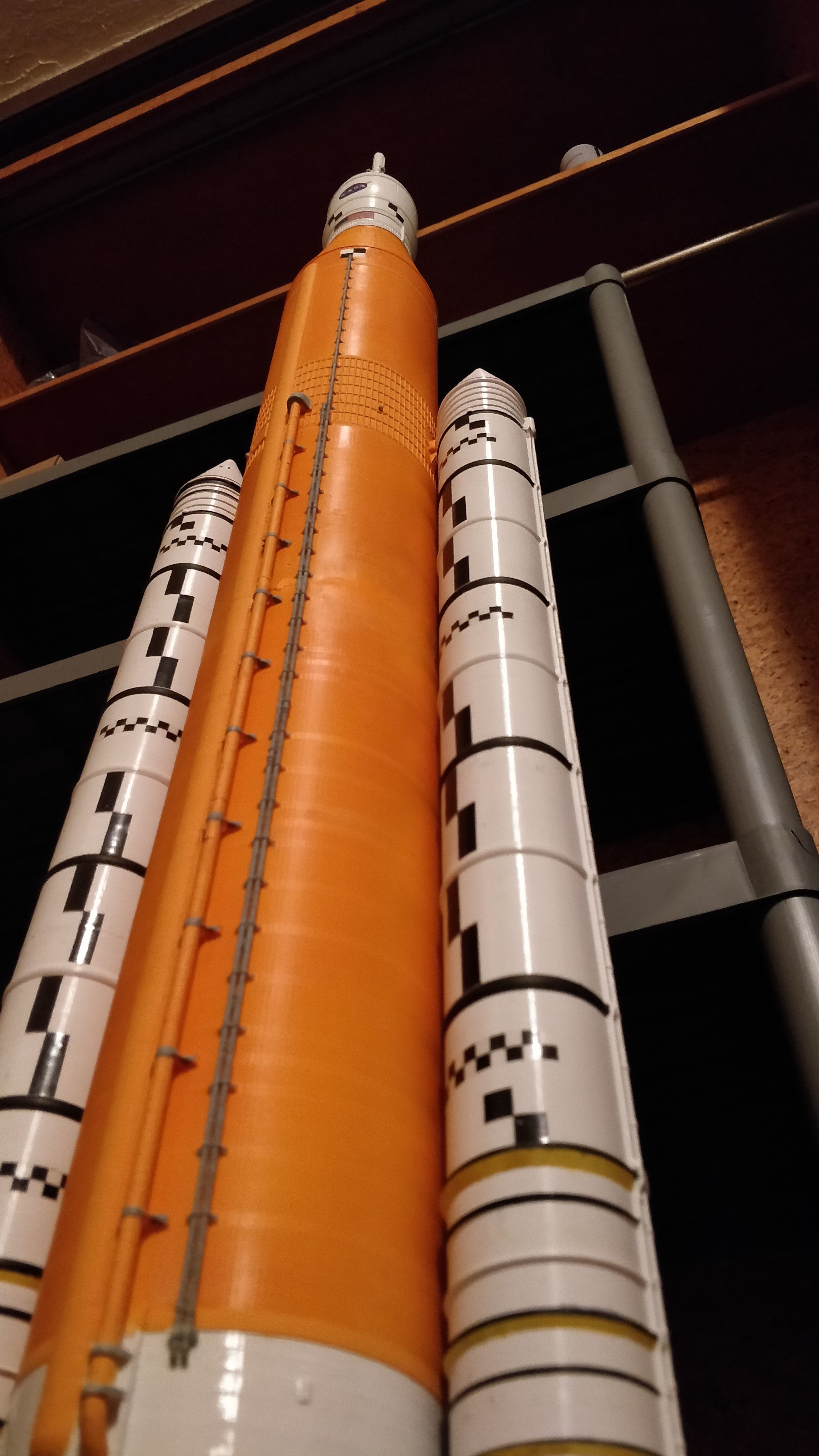 NASA Space Launch System Full Staging and Interior 3D print model_3