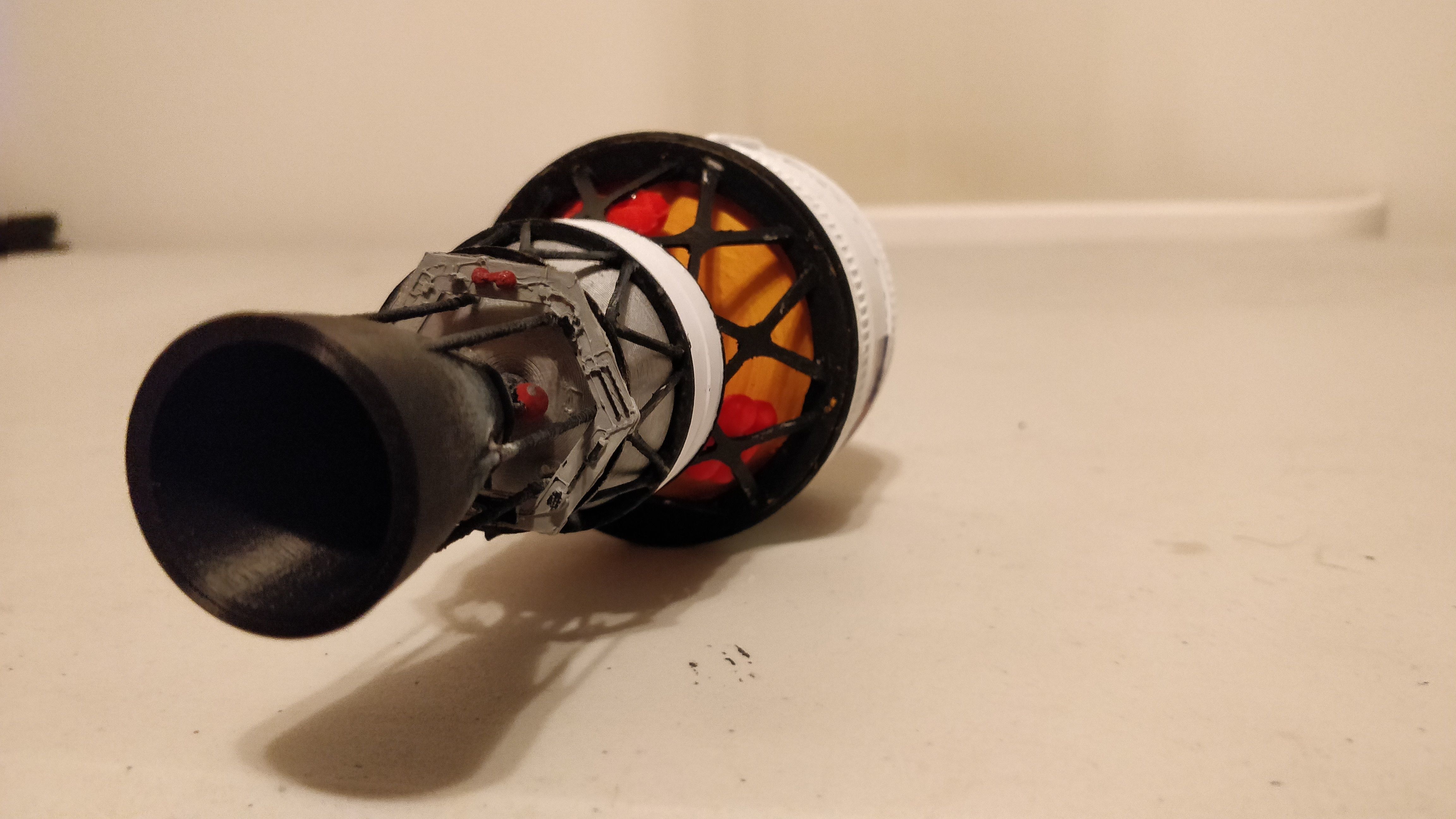 NASA Space Launch System Full Staging and Interior 3D print model_13