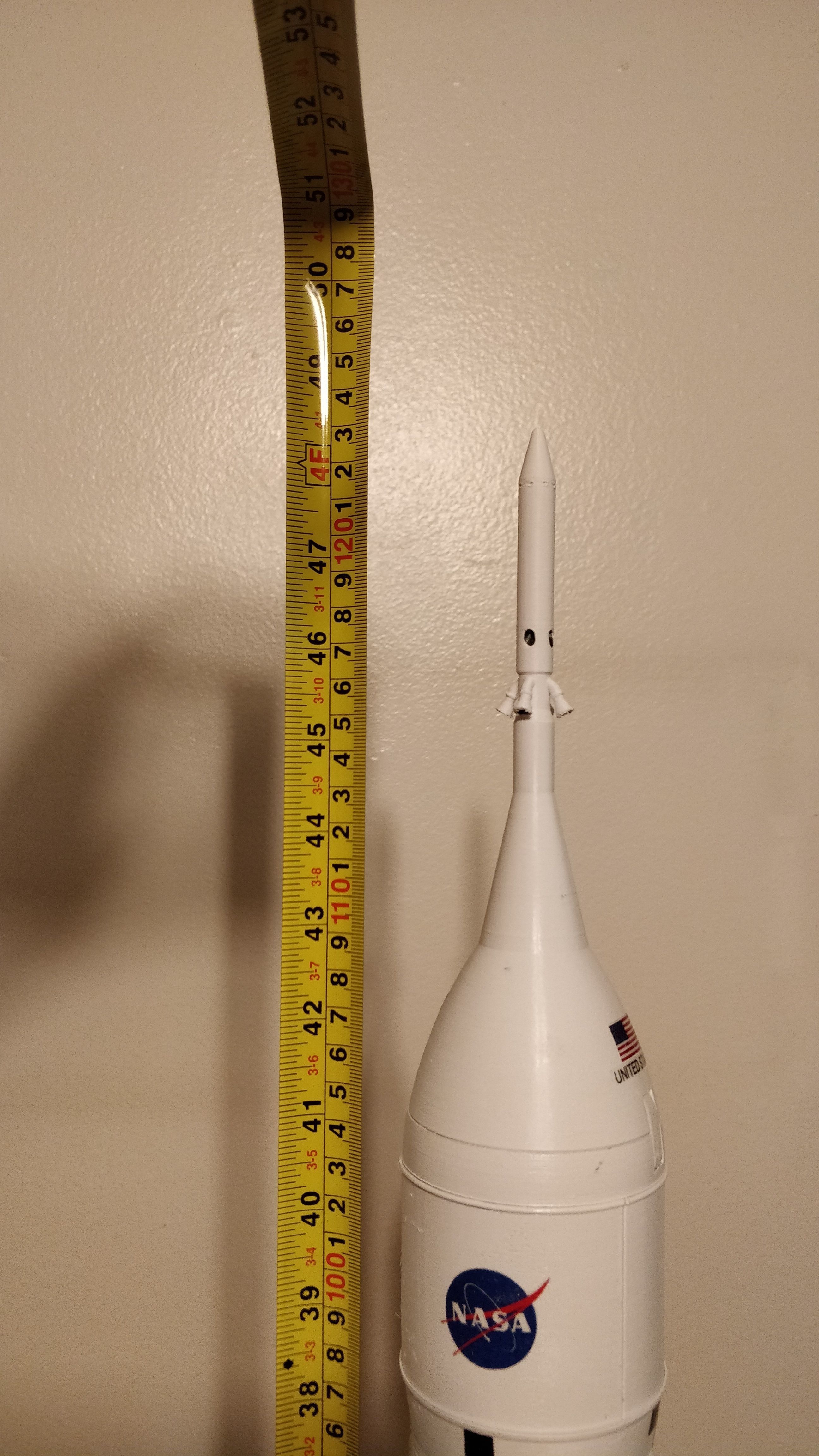 NASA Space Launch System Full Staging and Interior 3D print model_2