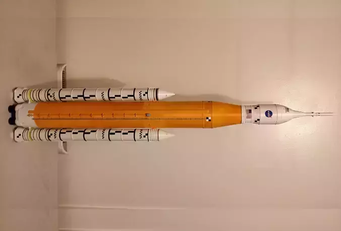 NASA Space Launch System Full Staging and Interior 3D print model