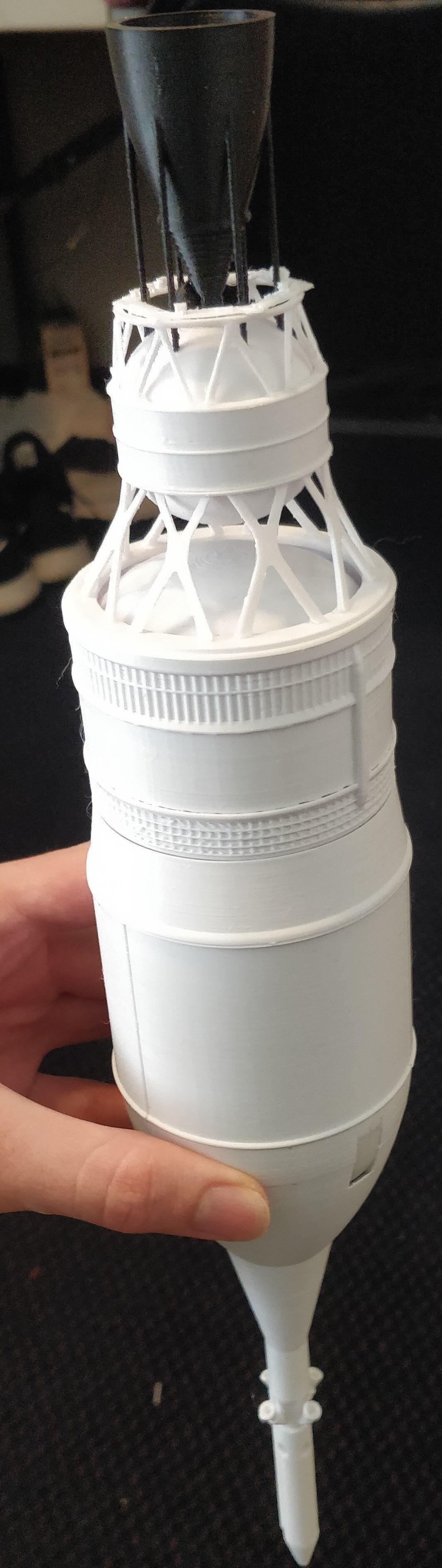 NASA Space Launch System Full Staging and Interior 3D print model_18