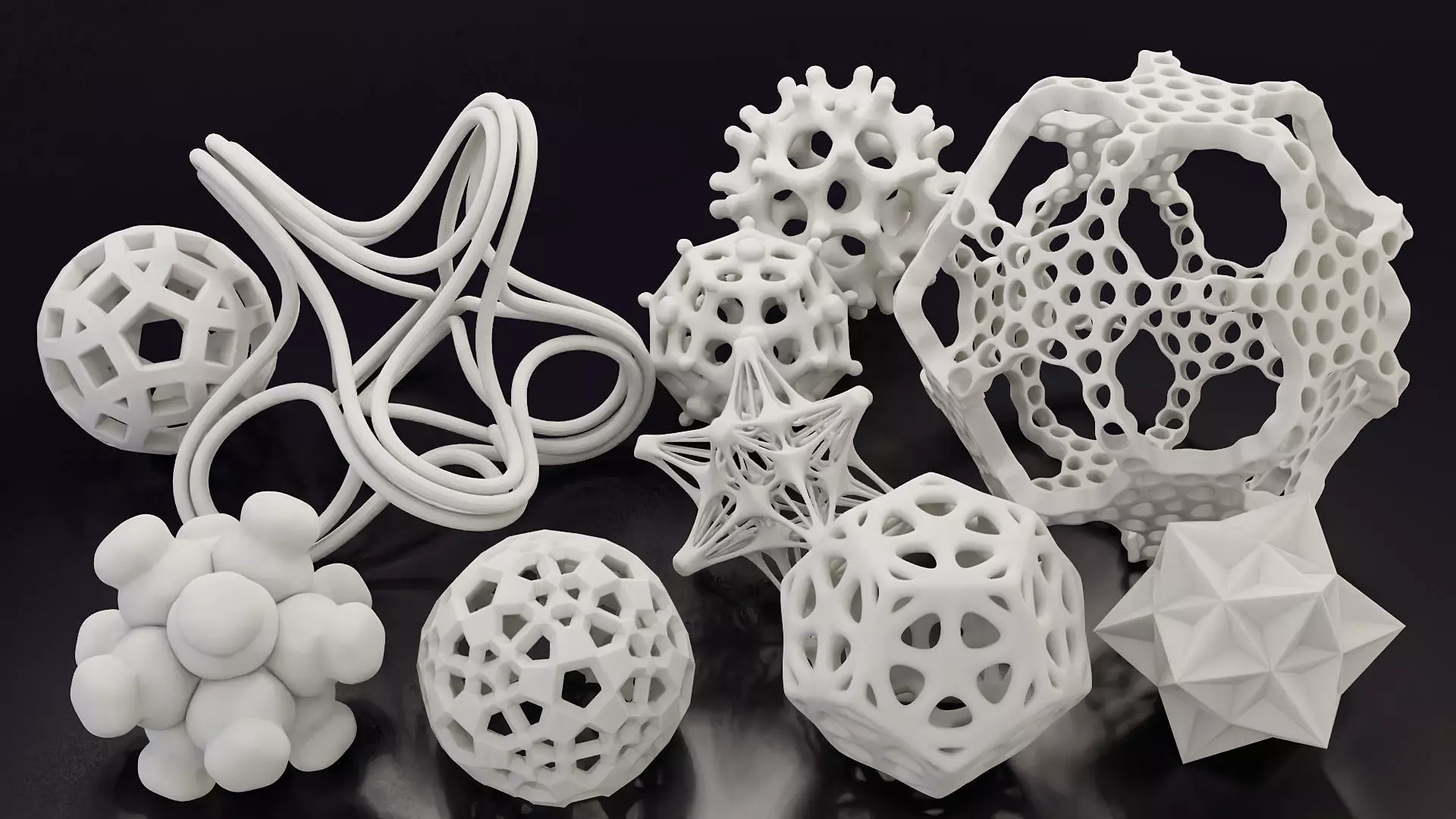 Dodecahedron Math Art Collection _0