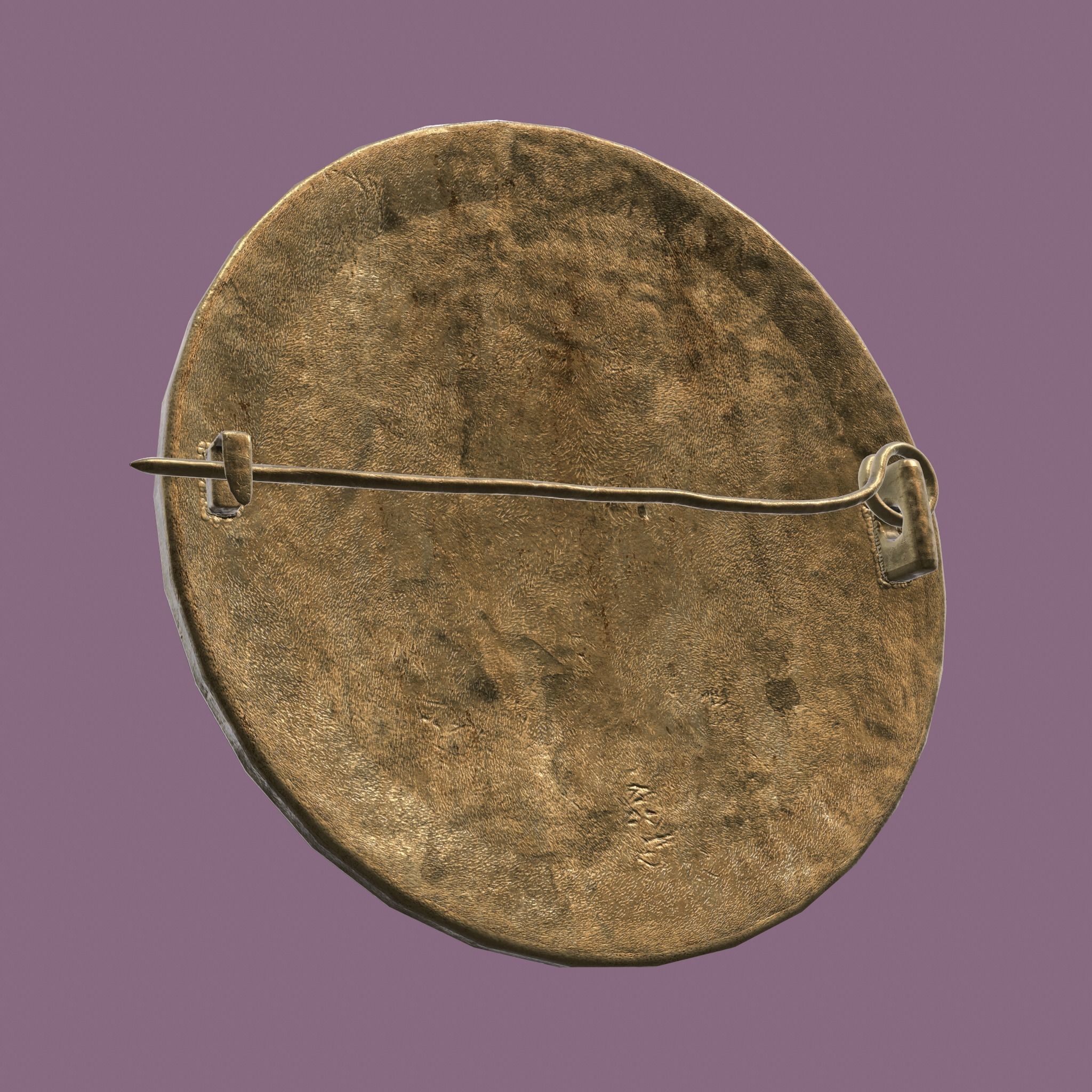 Medieval Lapel Pin Design Three 3D model_12