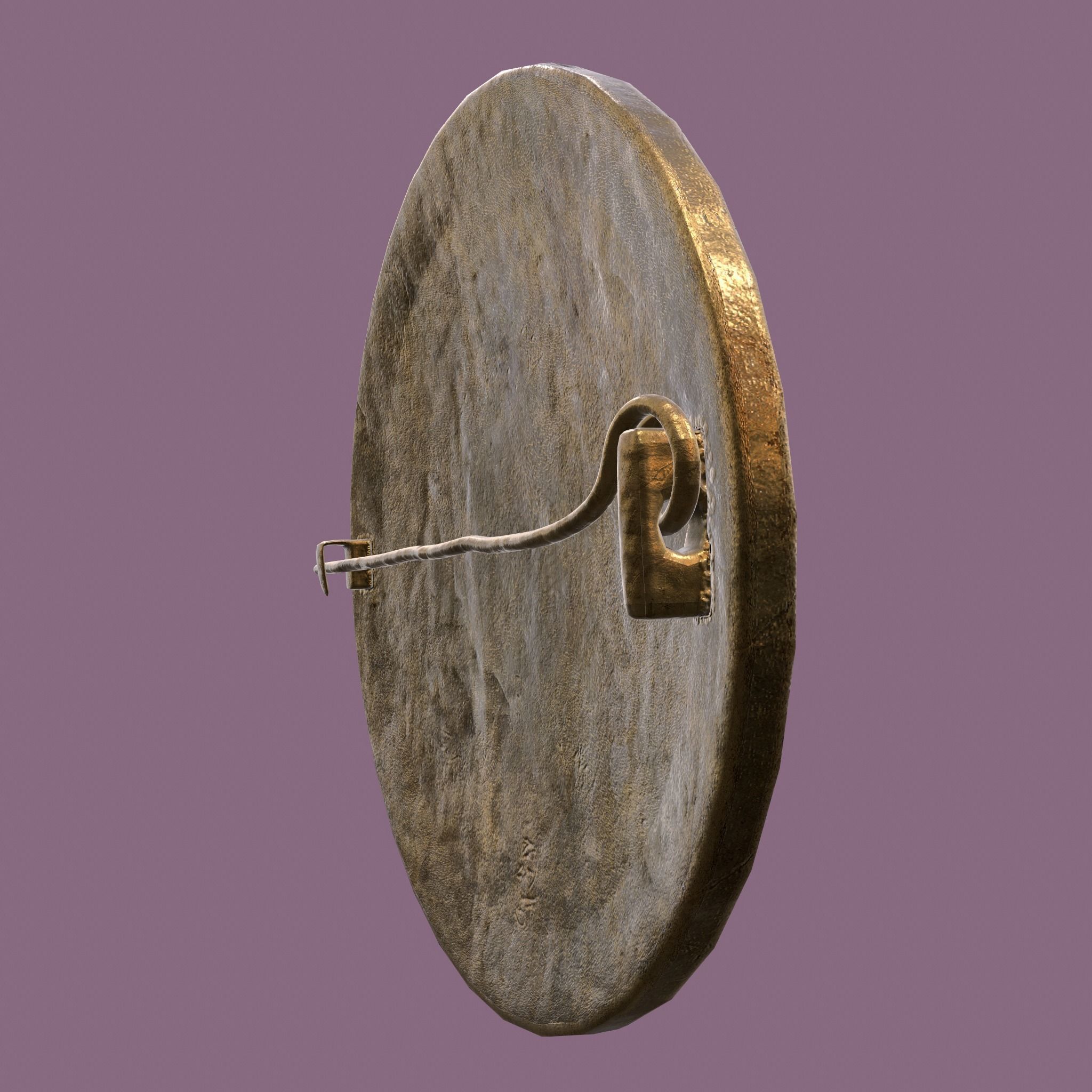 Medieval Lapel Pin Design Three 3D model_23