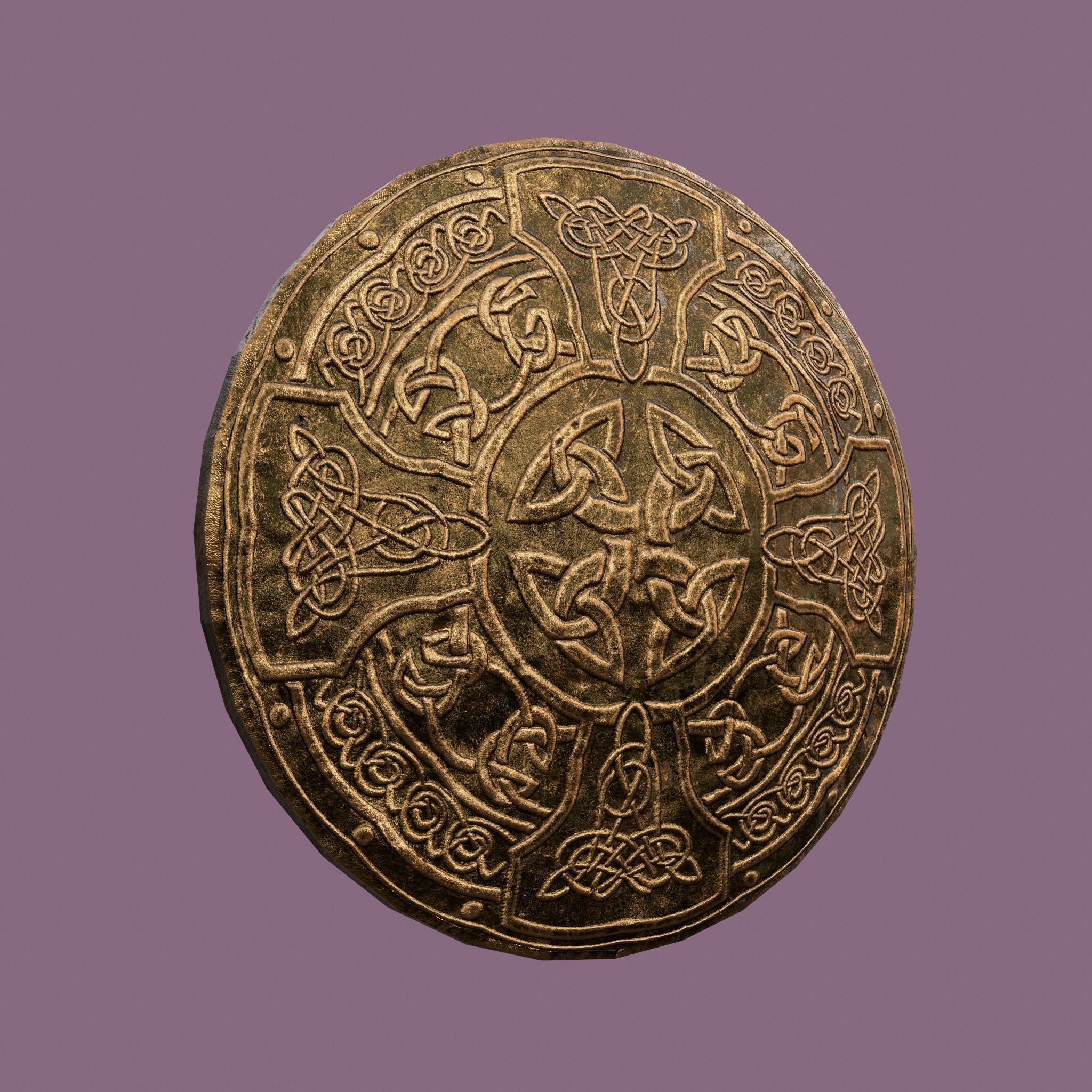 Medieval Lapel Pin Design One and Two 3D Model Collection_18