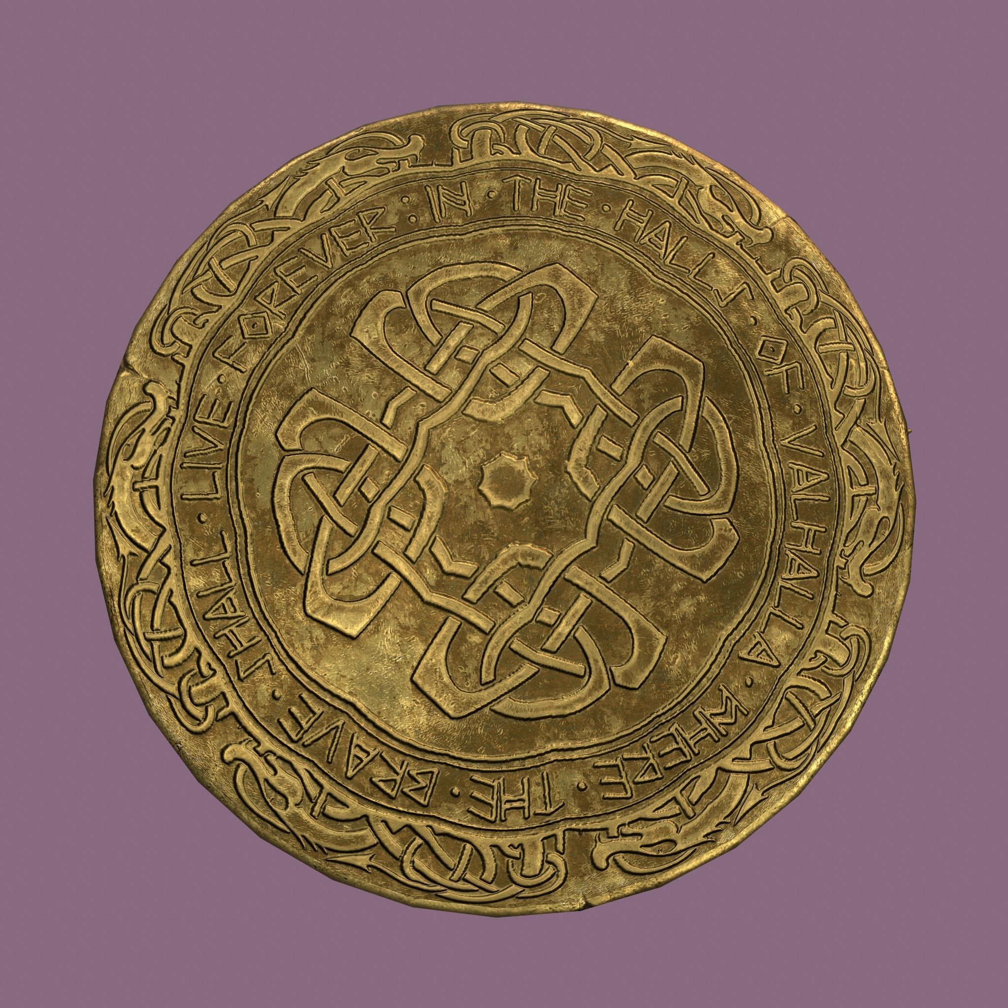 Medieval Lapel Pin Design One and Two 3D Model Collection_13