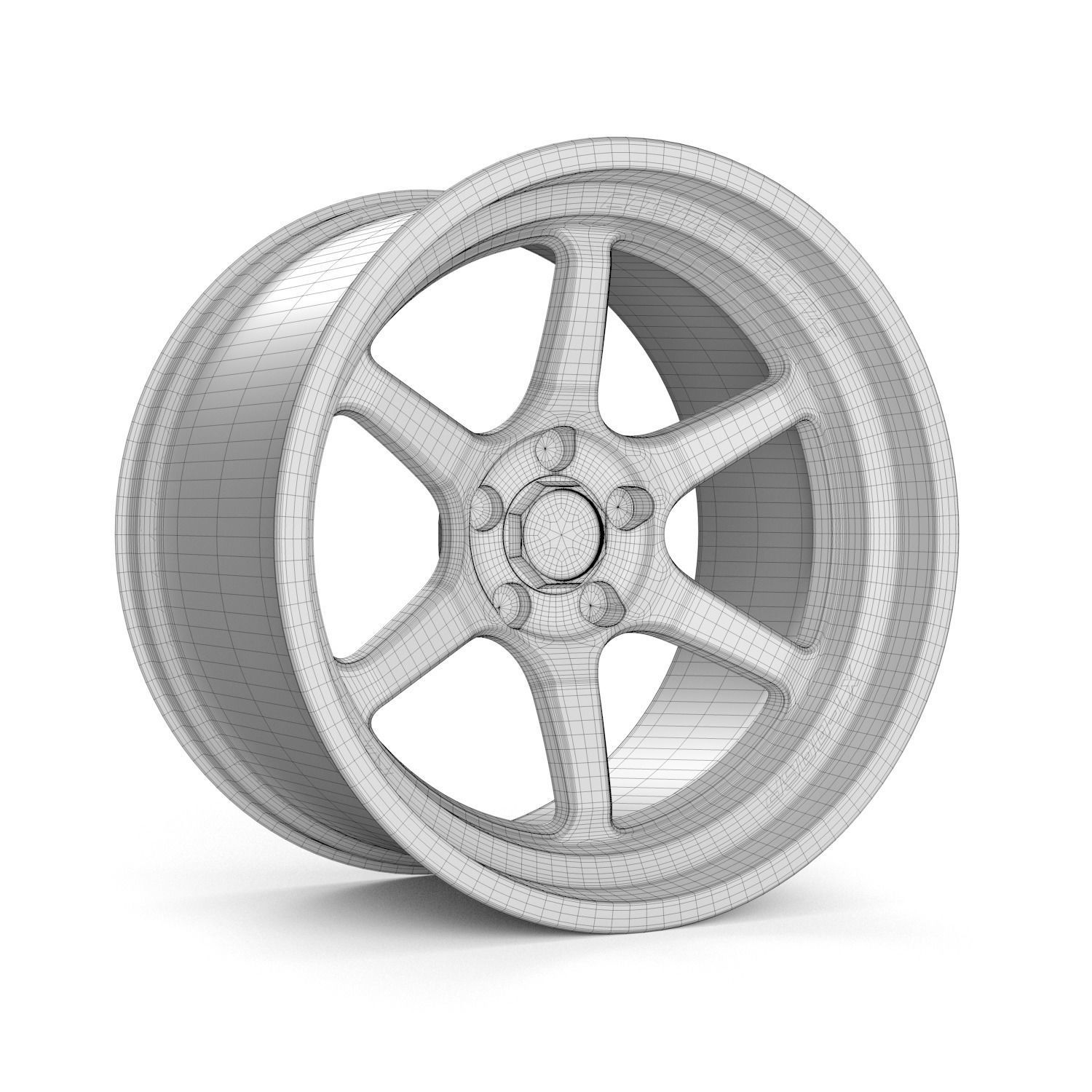 Cosmis XT-006R wheels 3D model_5