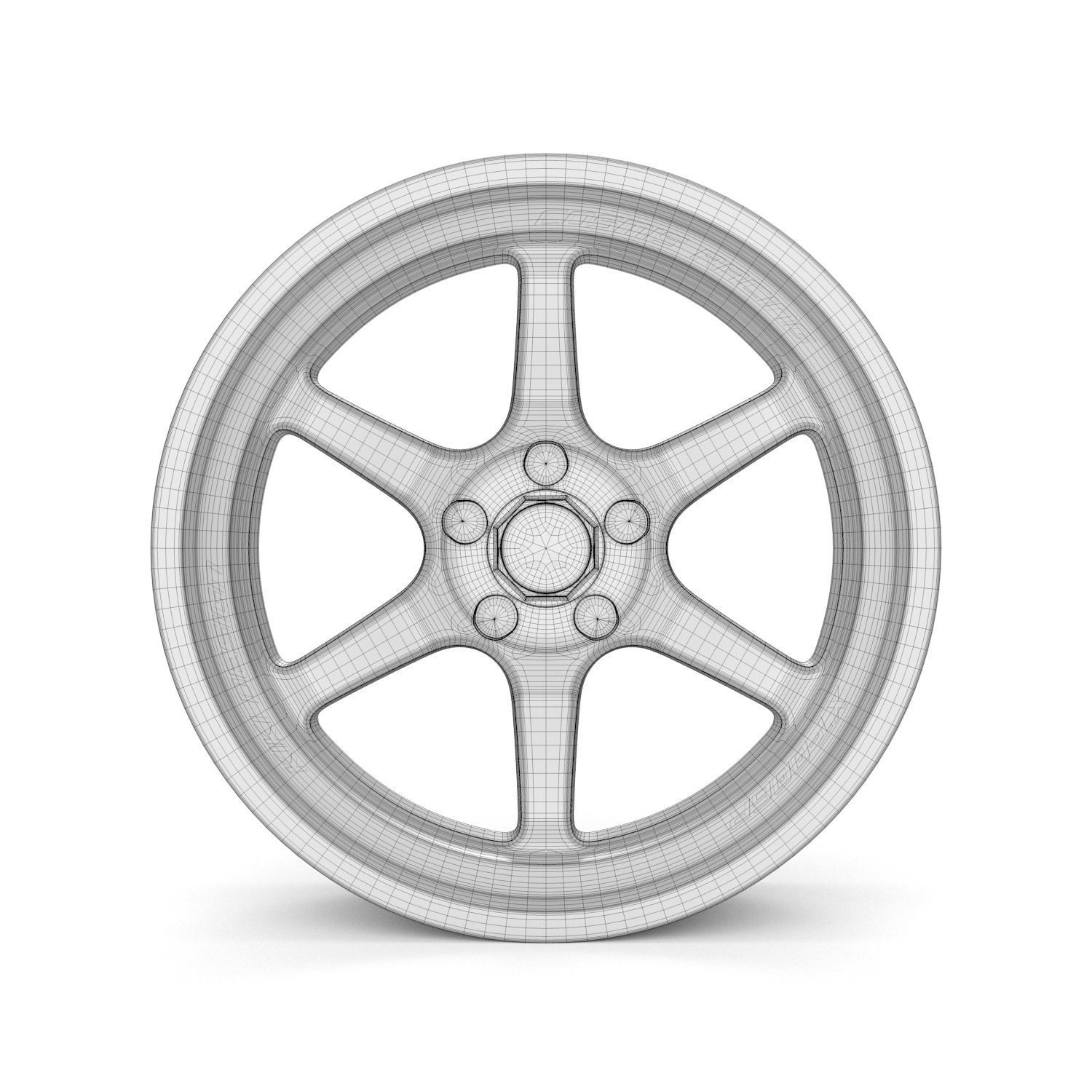 Cosmis XT-006R wheels 3D model_7