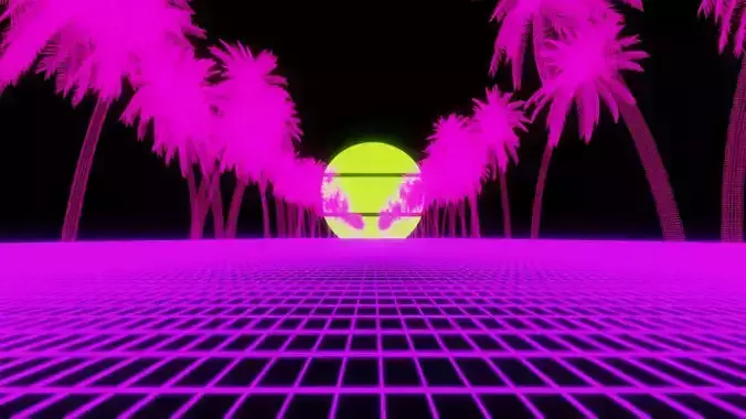 80s Screensaver Concept
