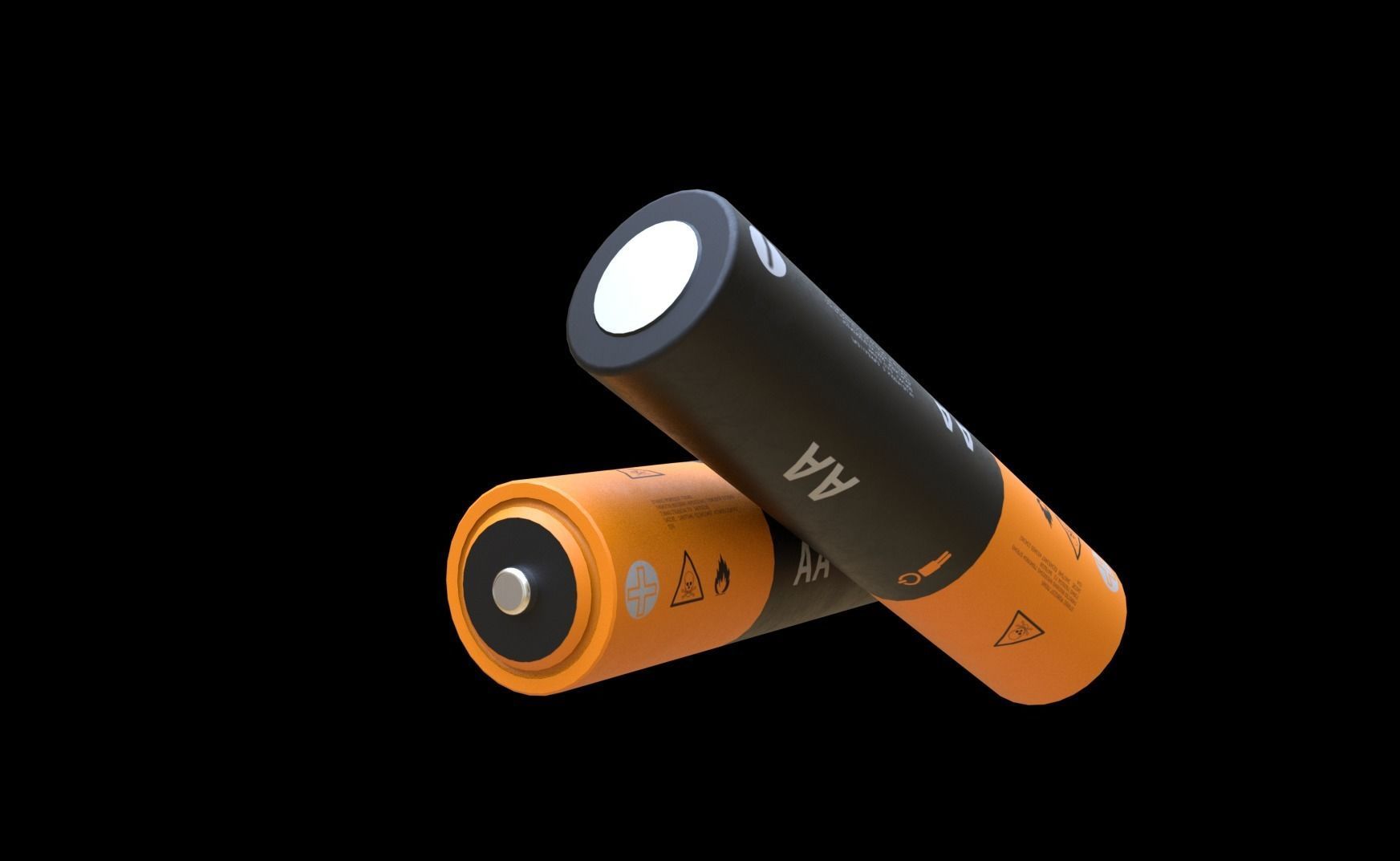 futuristic weapon plasma rifle AA standard Low-poly 3D model_12