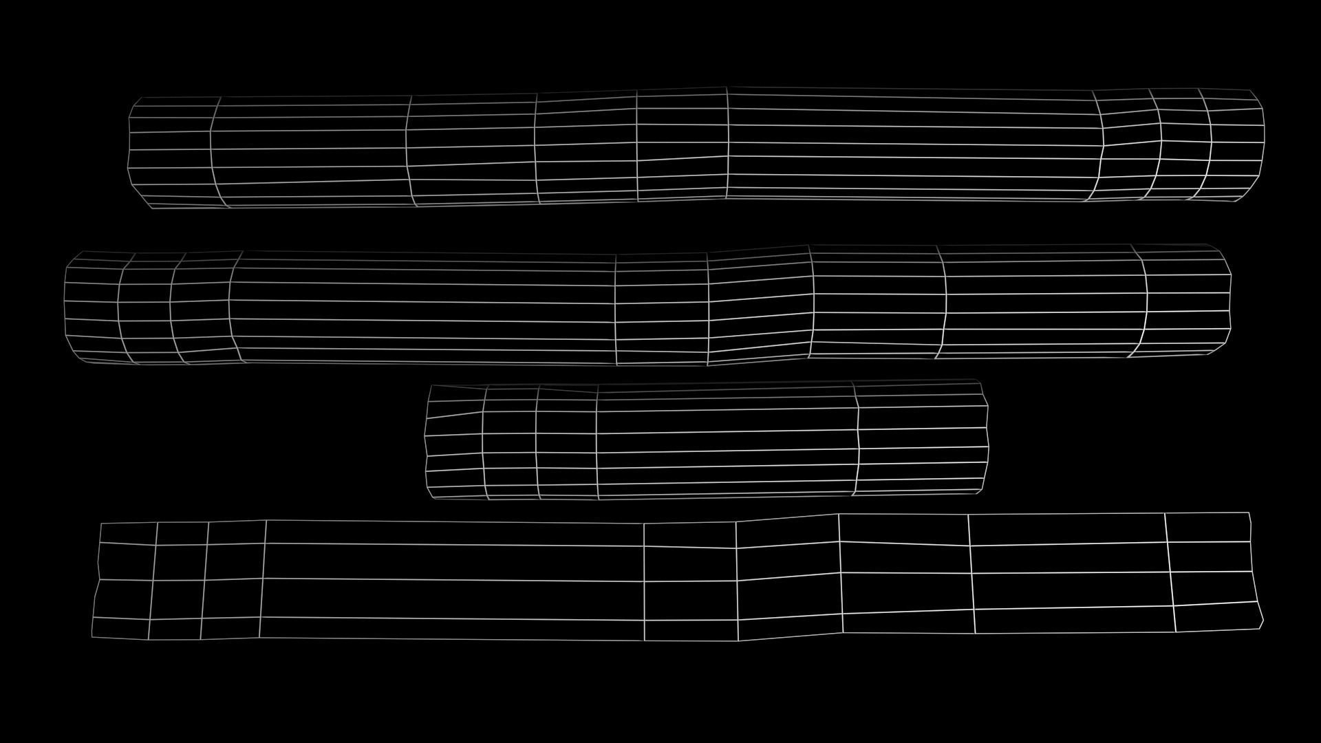 tree logs mini pack Low-poly 3D model_4