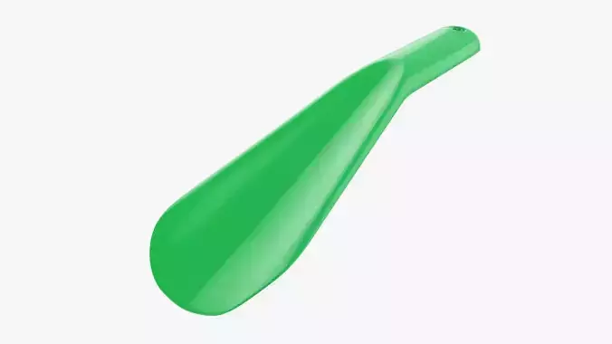 Shoehorn small plastic type 4 green