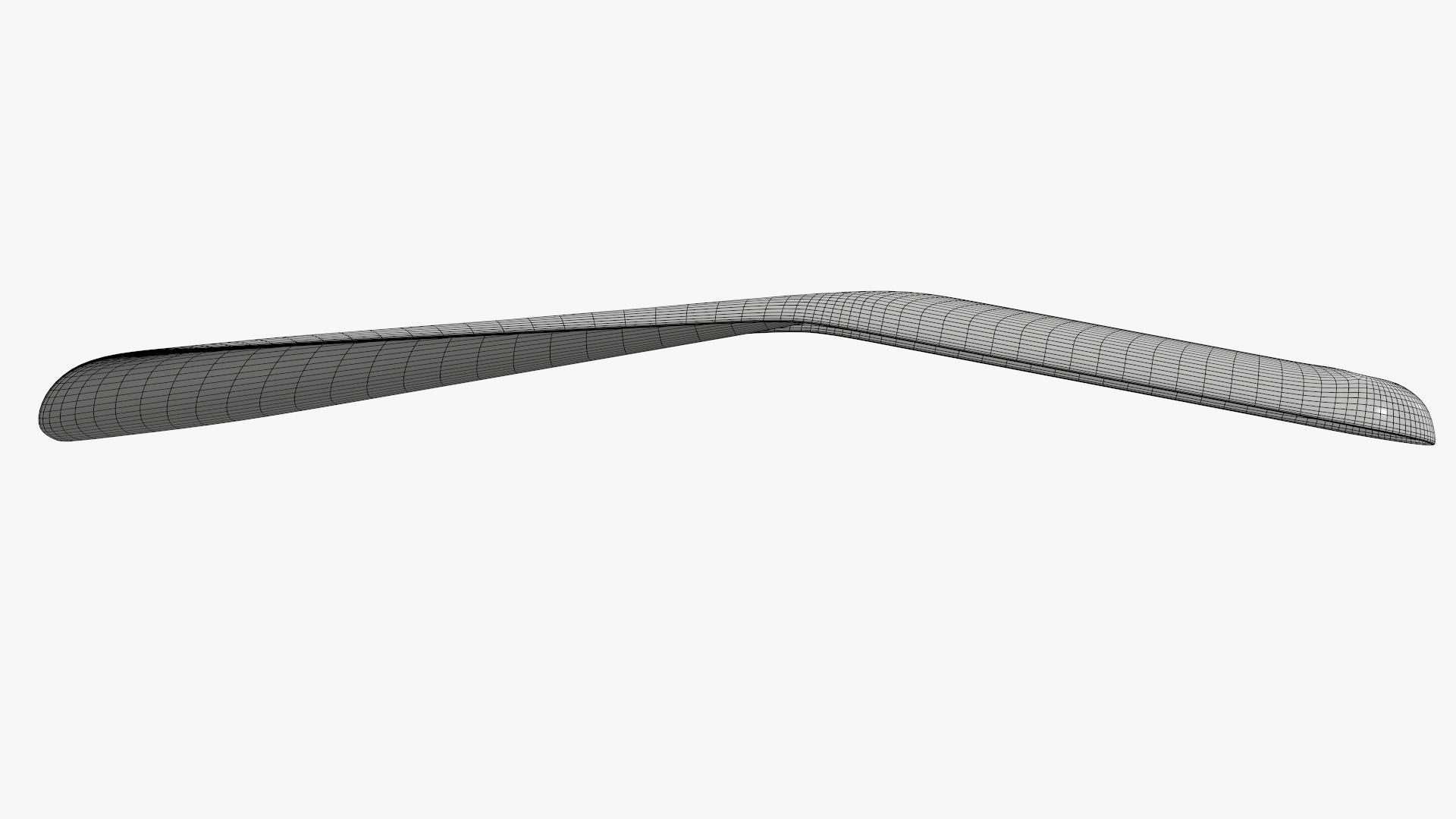 Shoehorn small plastic type 4 red 3D model_7