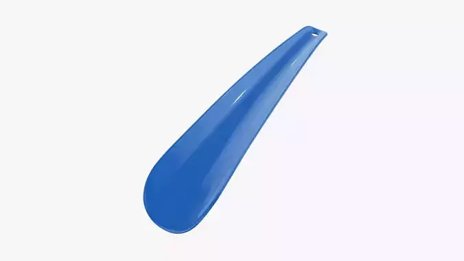 Shoehorn small plastic type 5 blue